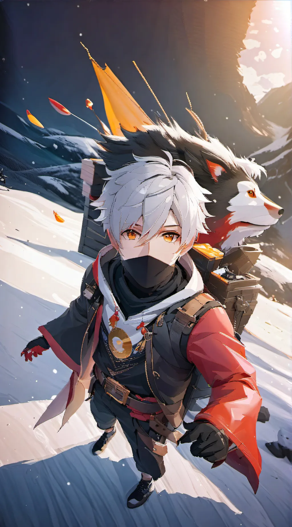 ai character: evil bakugo  background