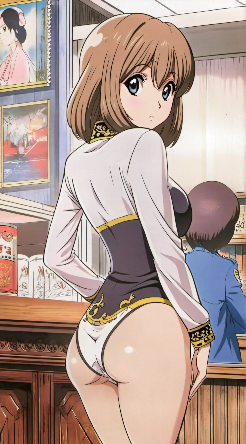 ai character: Karen Gucci girl background