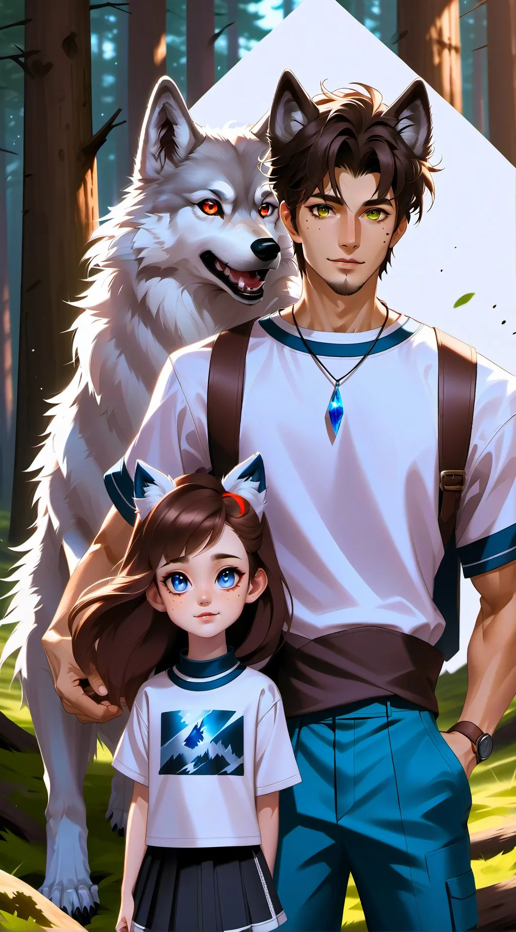 ai character: Kenzo Nightwolf background