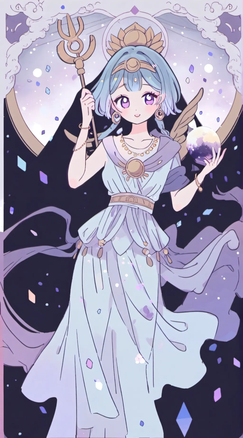 ai character: Hera the god background