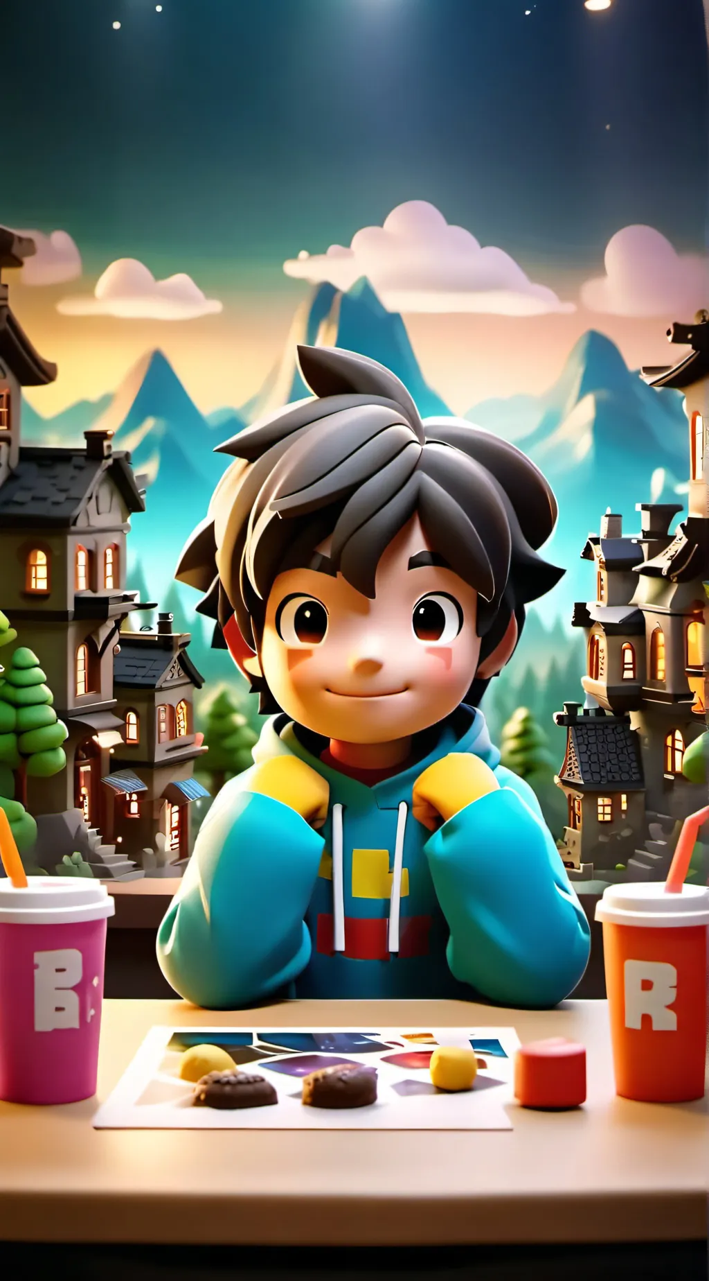 ai character: Meet up background