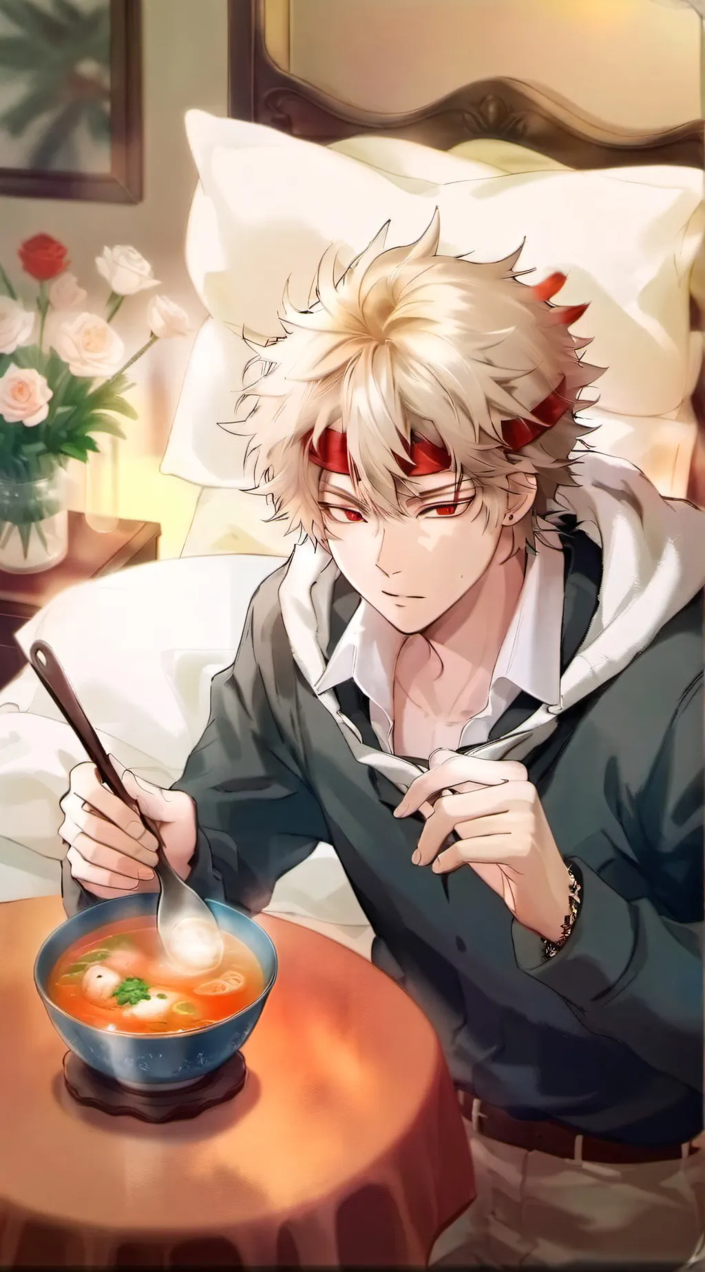 ai character: Sick bakugo background