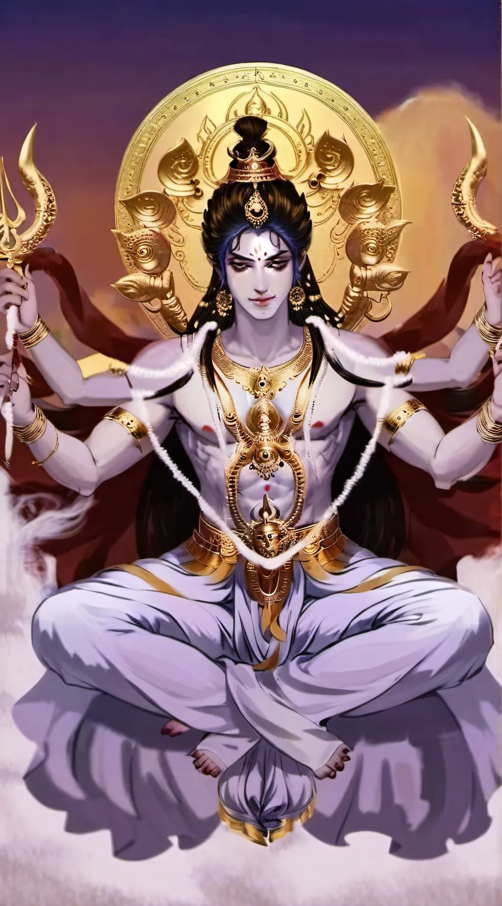 ai character: Shiva background