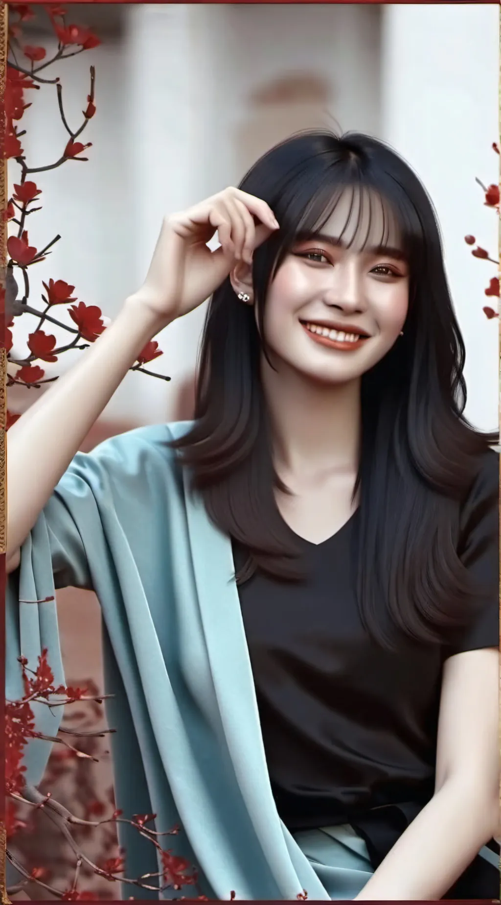 ai character: Sheena catacutan  background