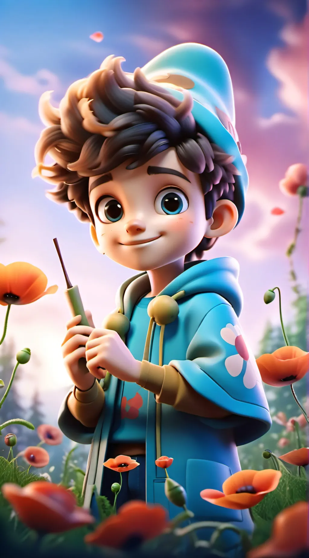 ai character: Poppy playtime 7 background