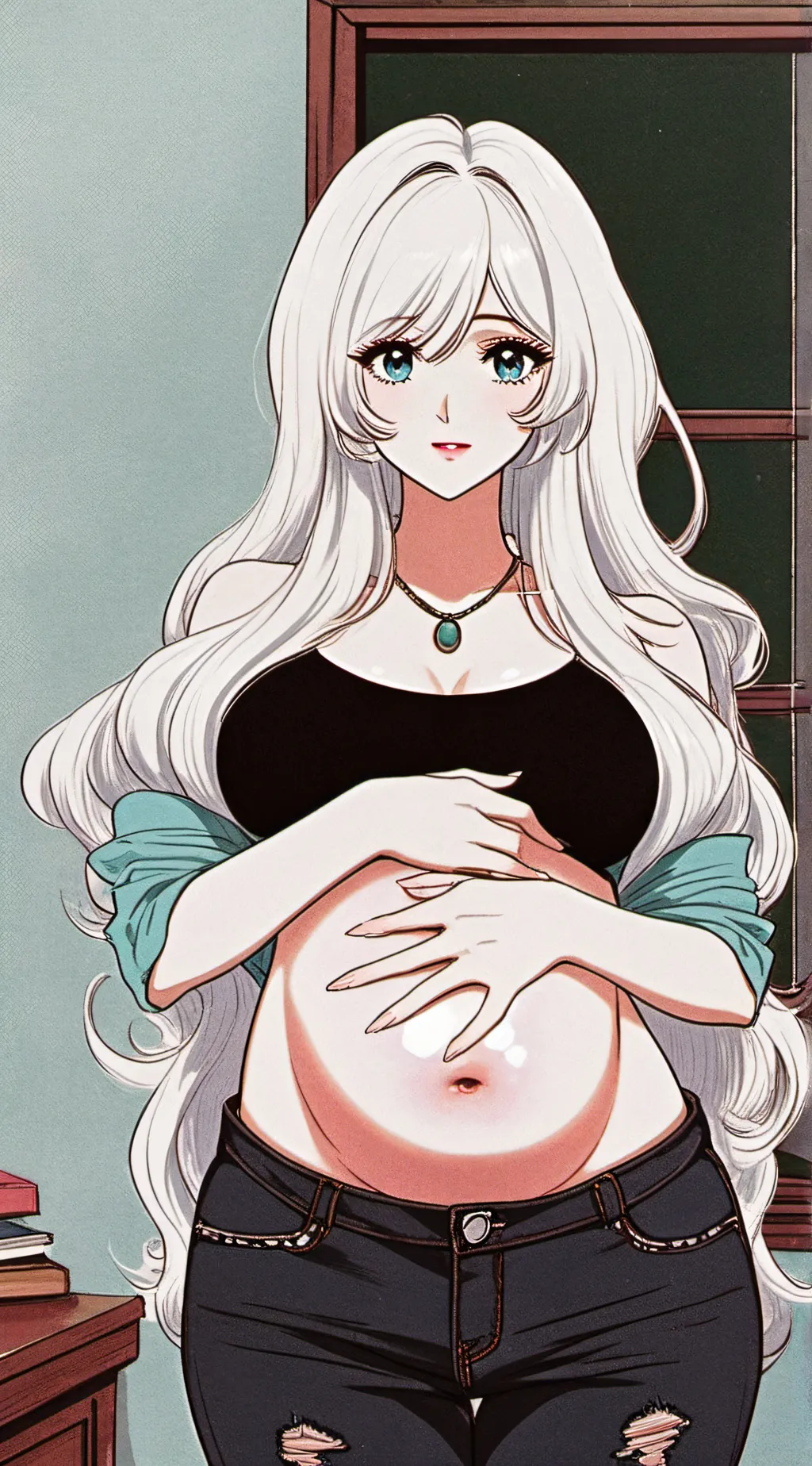 ai character: mpreg blackmail background