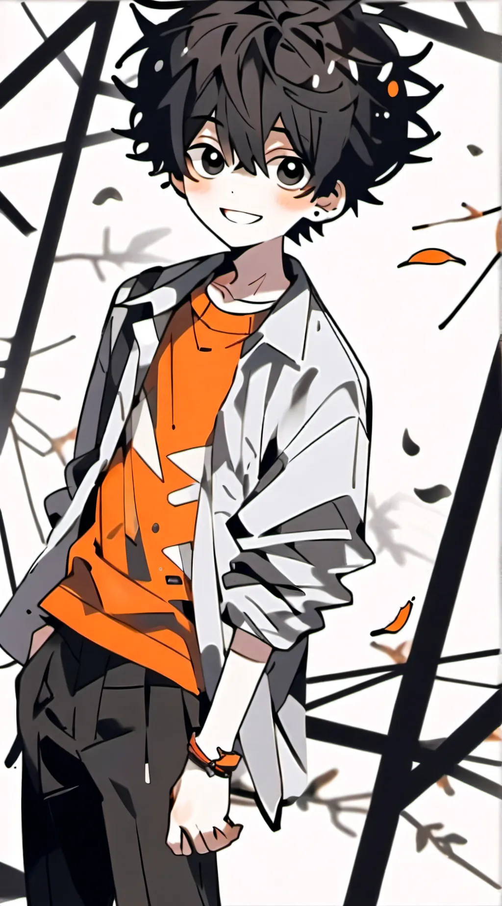 ai character: Damien  background