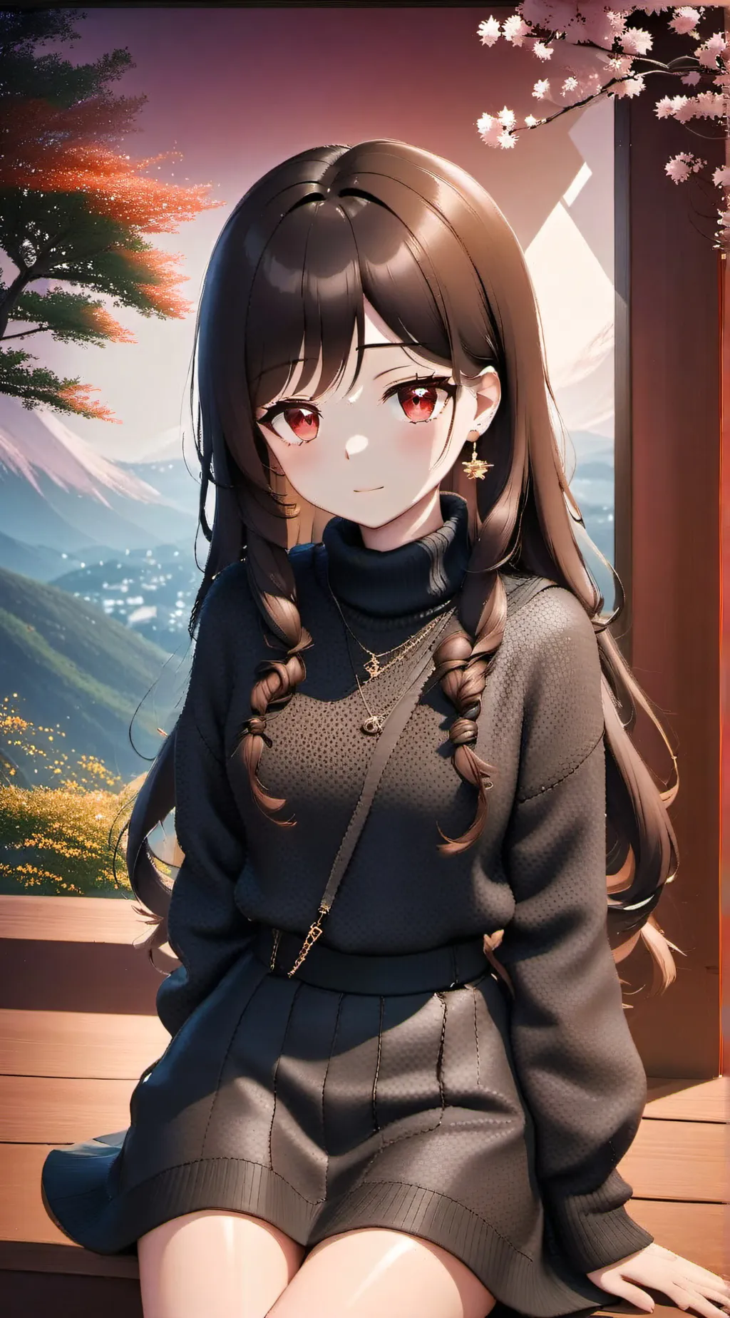 ai character: Zoey background