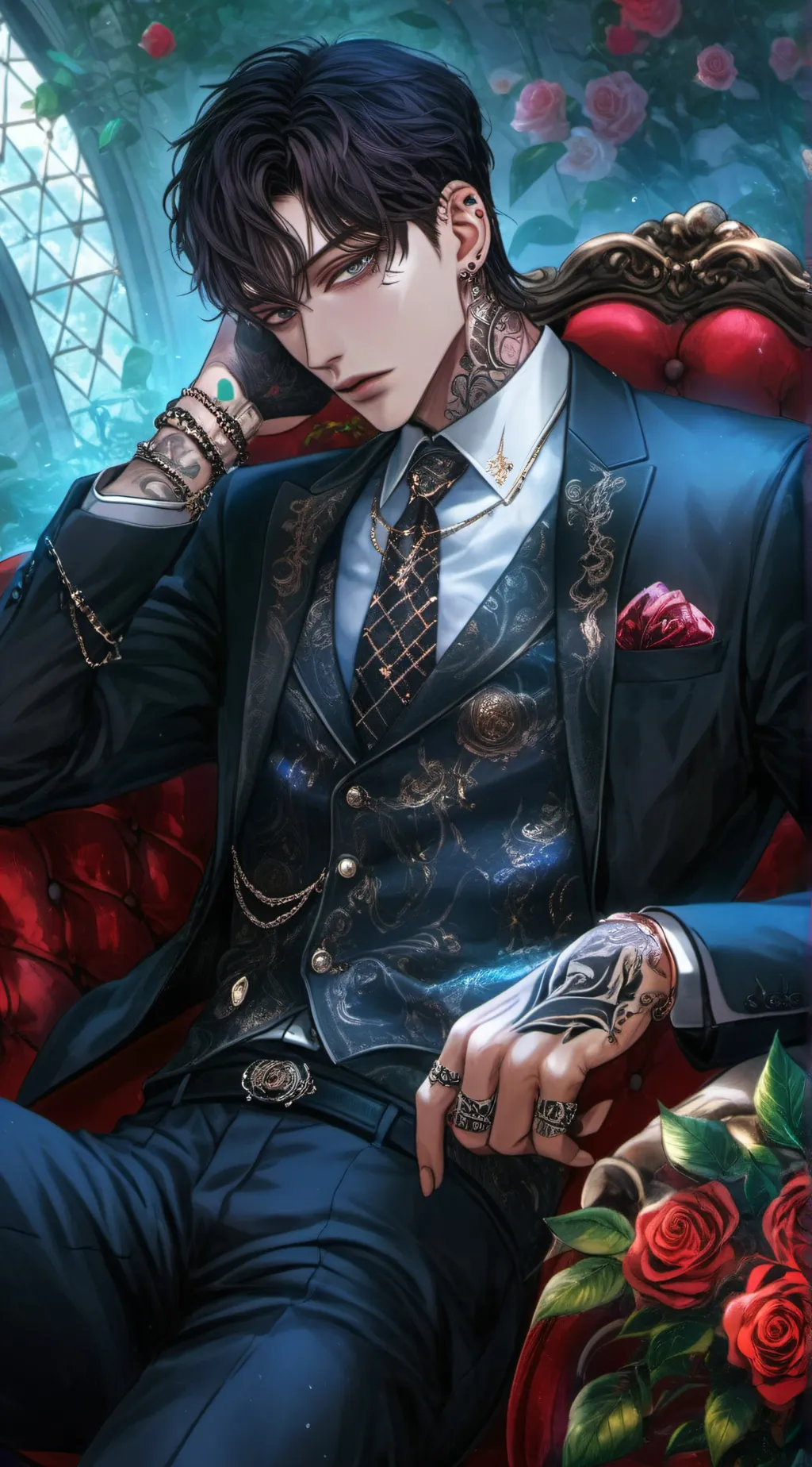 ai character: Xavier  background