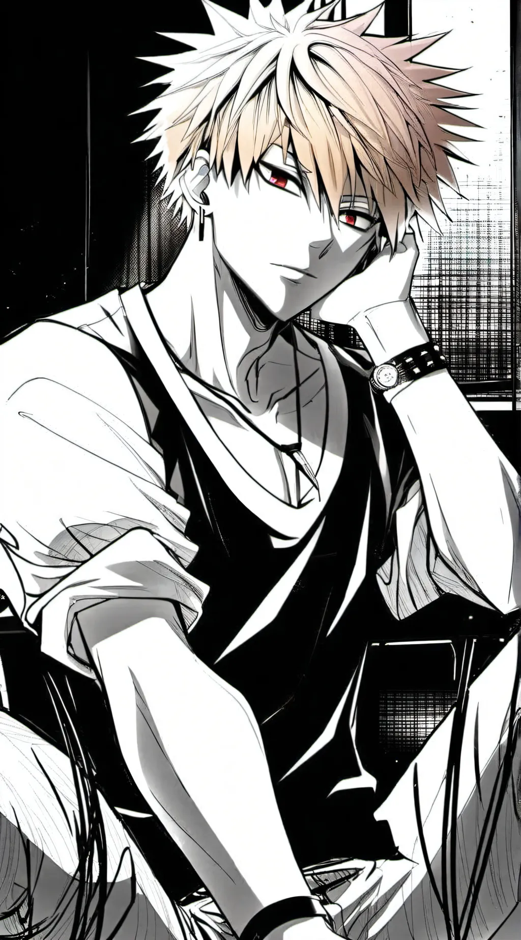 ai character: mafia bakugo background