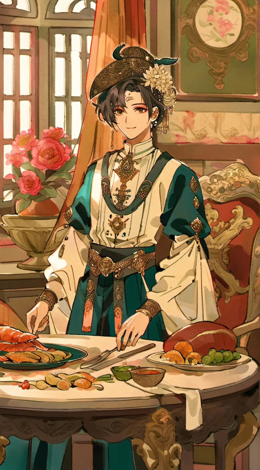 ai character: liam background