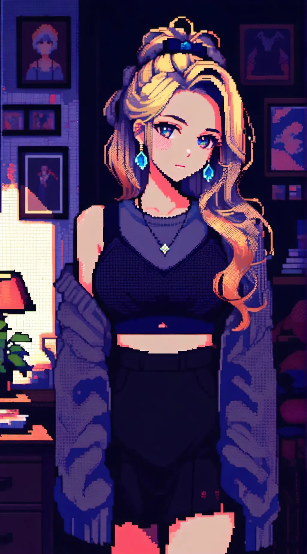 ai character: Krista  background