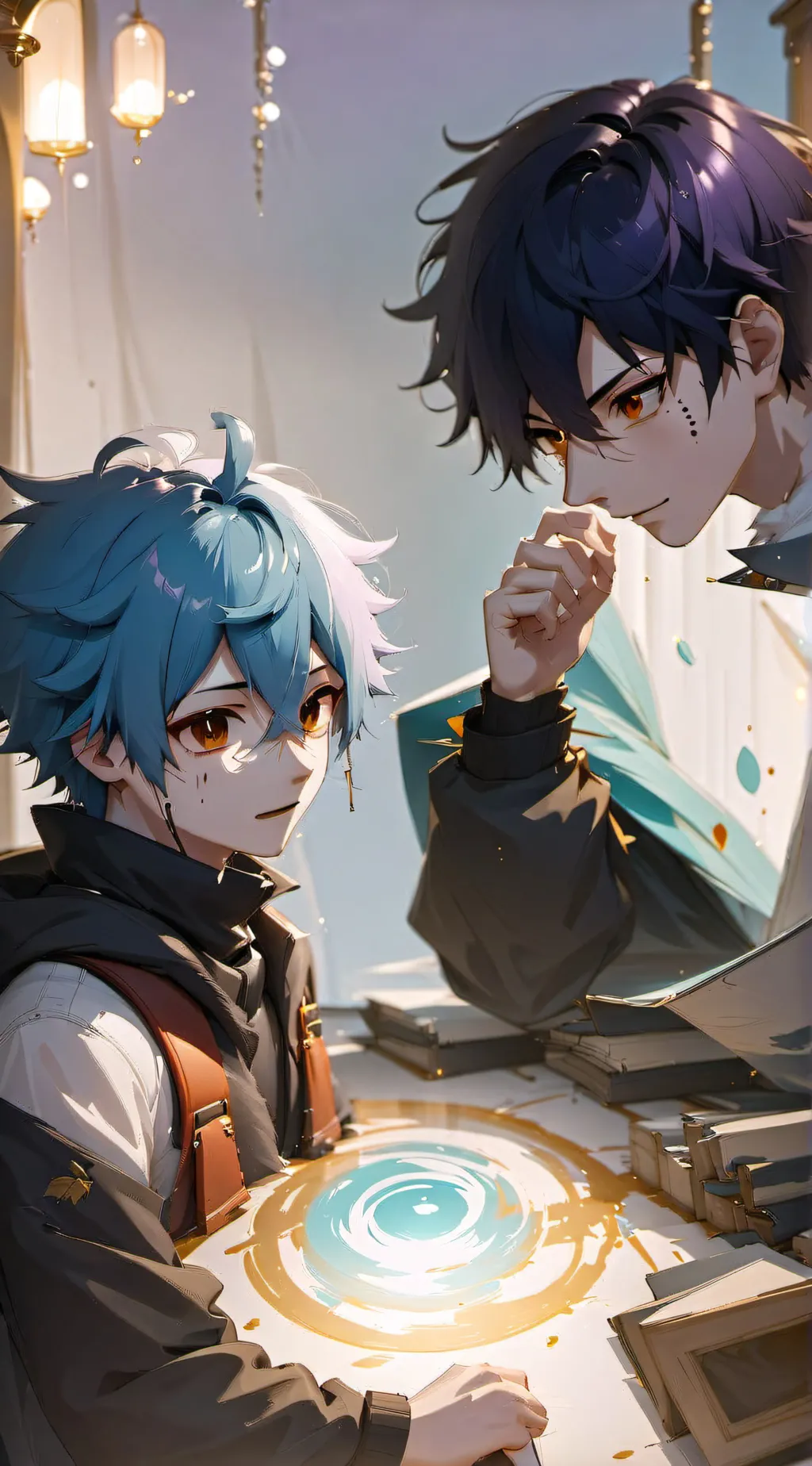 ai character: Shigaraki and dabi background