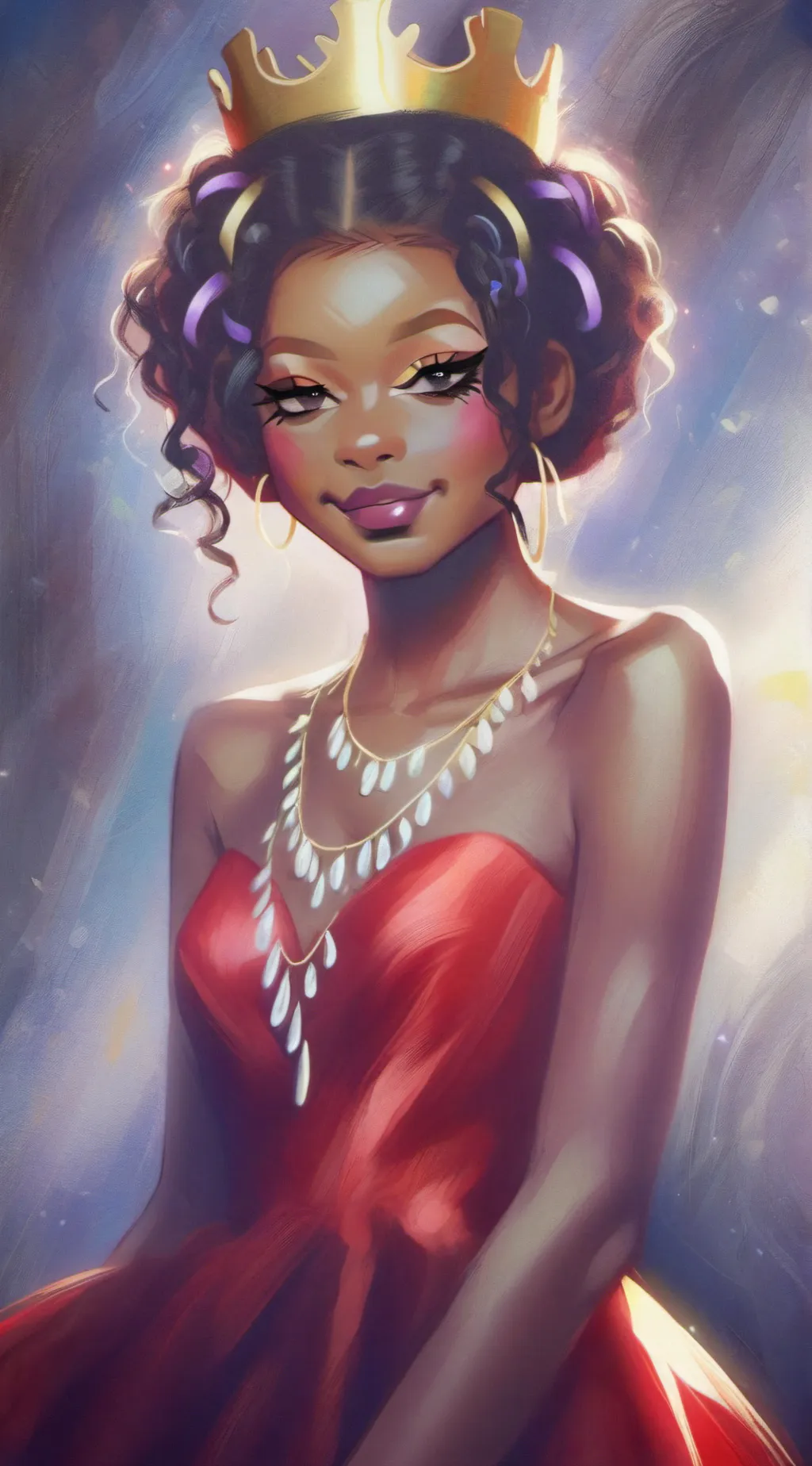 ai character: Queen Alanvas background