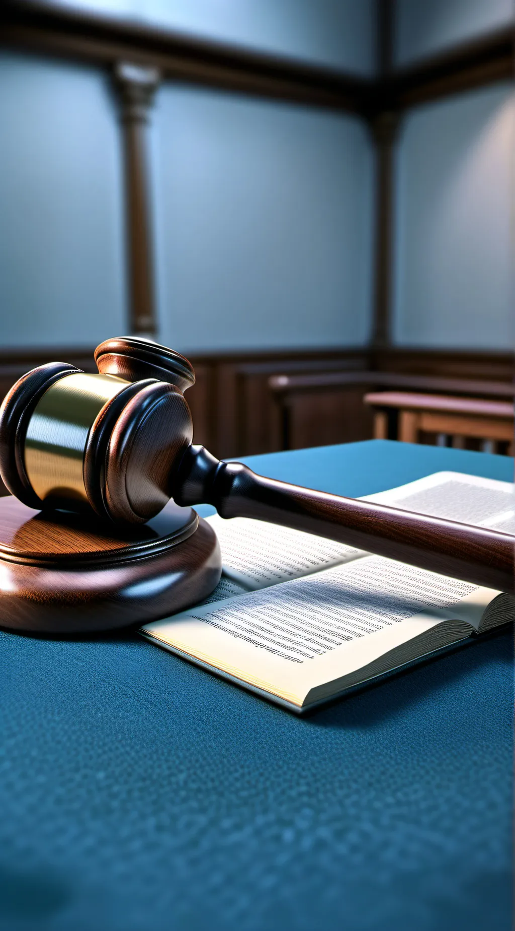 ai character: Courtroom  background