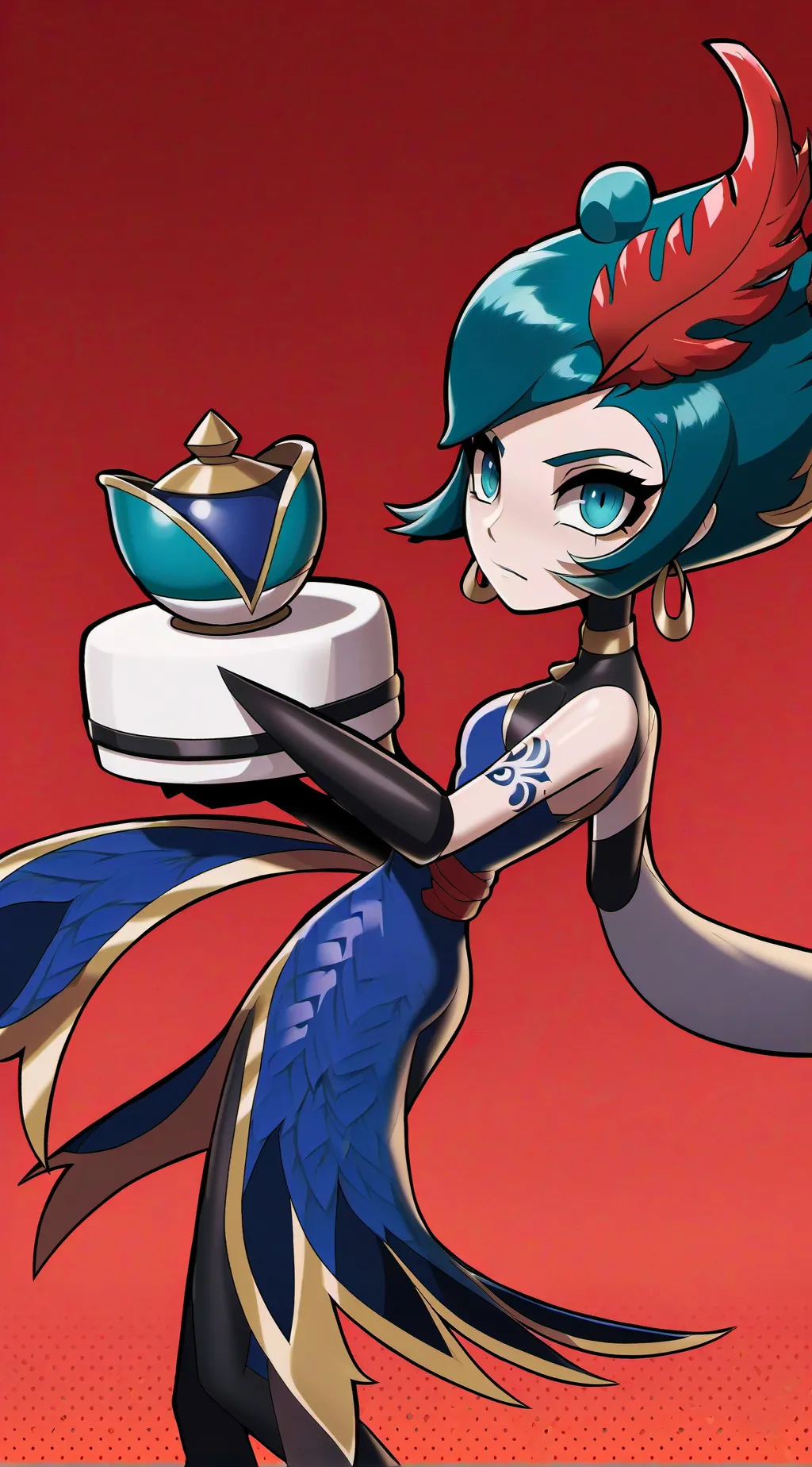 ai character: Skullgirls background