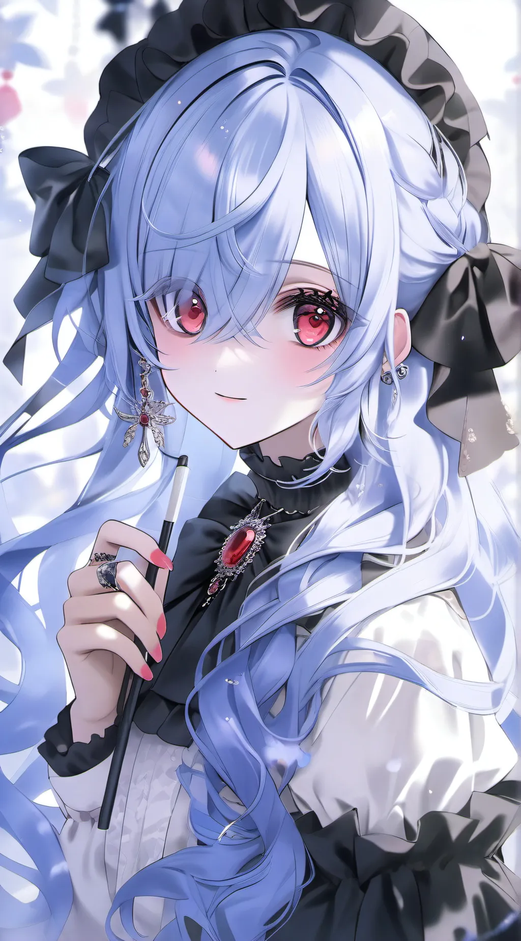 ai character: Skull girls background