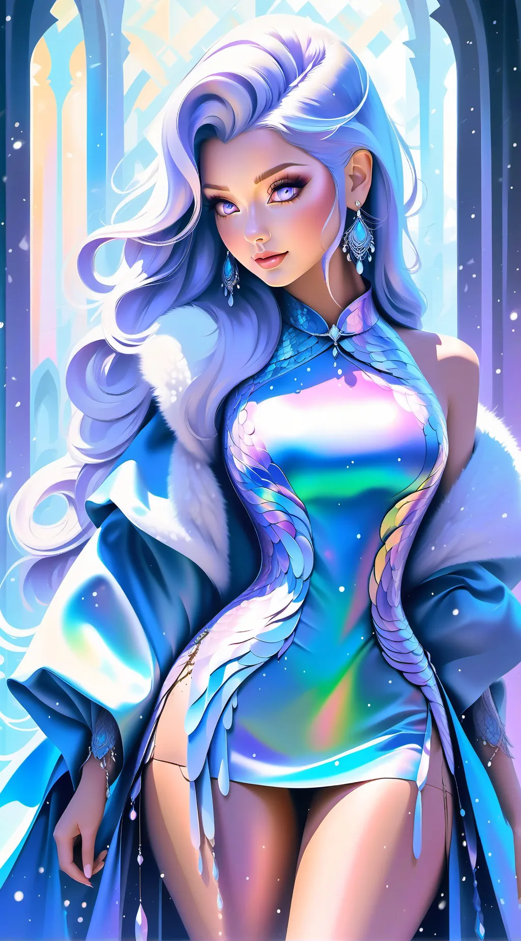 ai character: The. Maid background