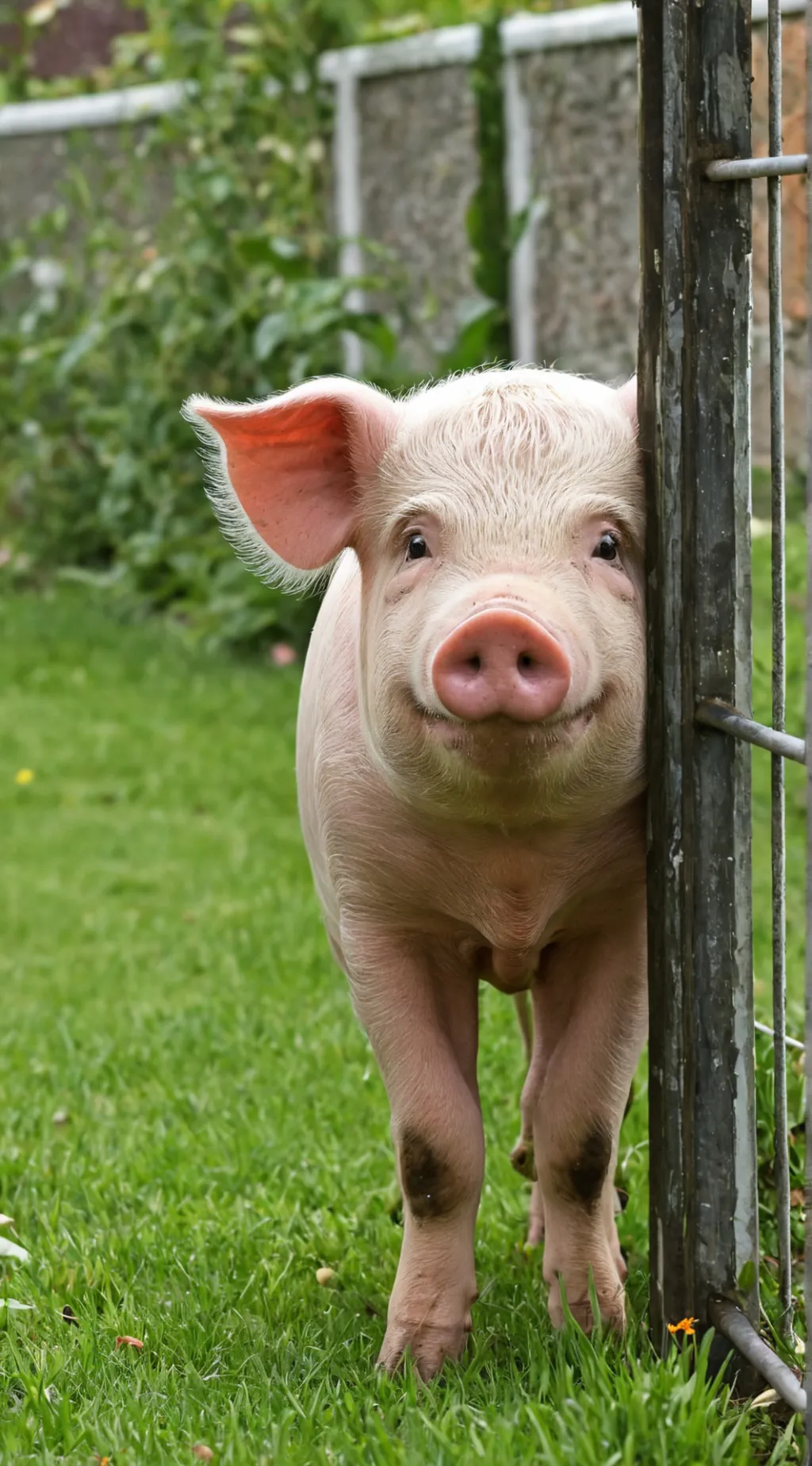 ai character: Pig background