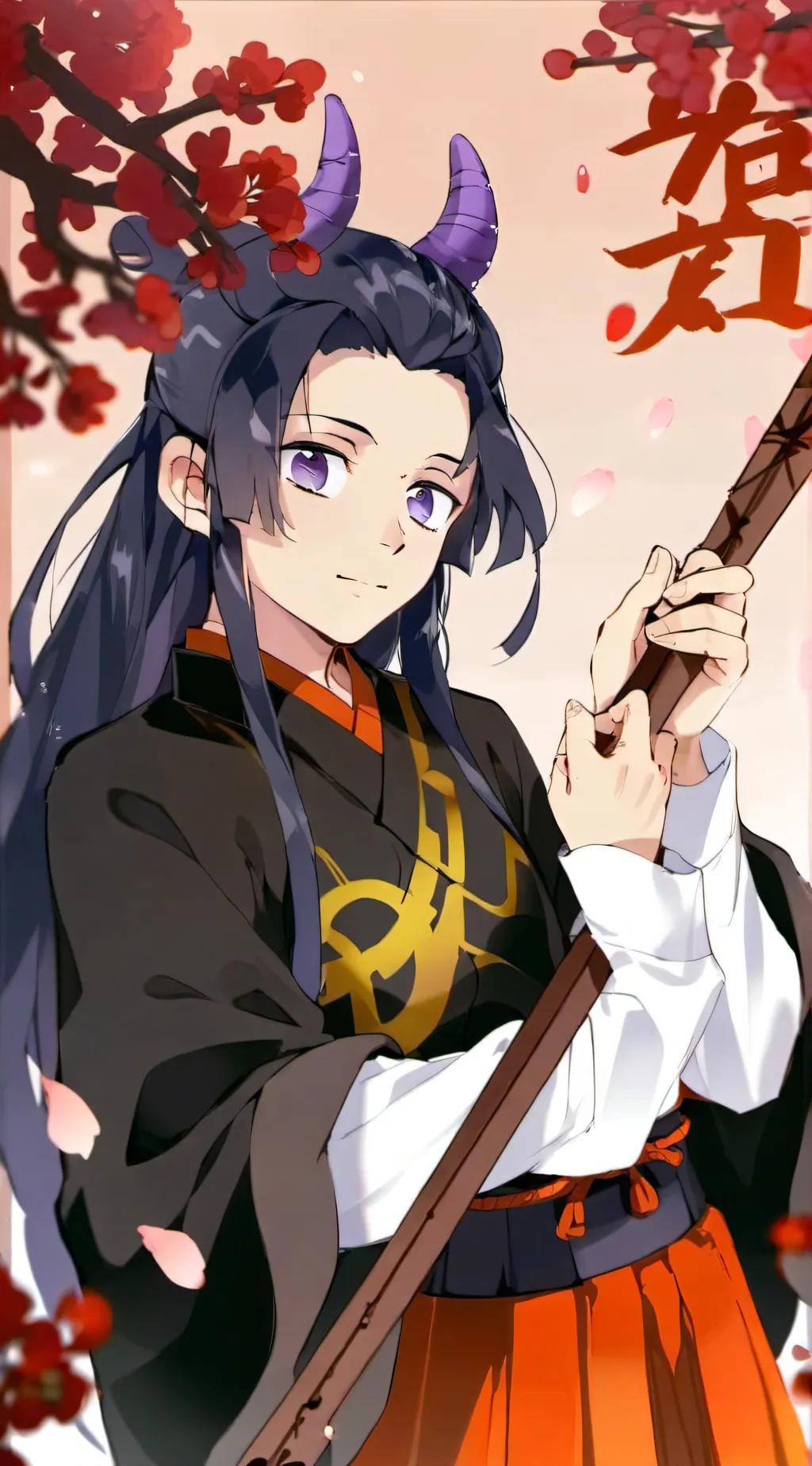 ai character: Demon shinobu background