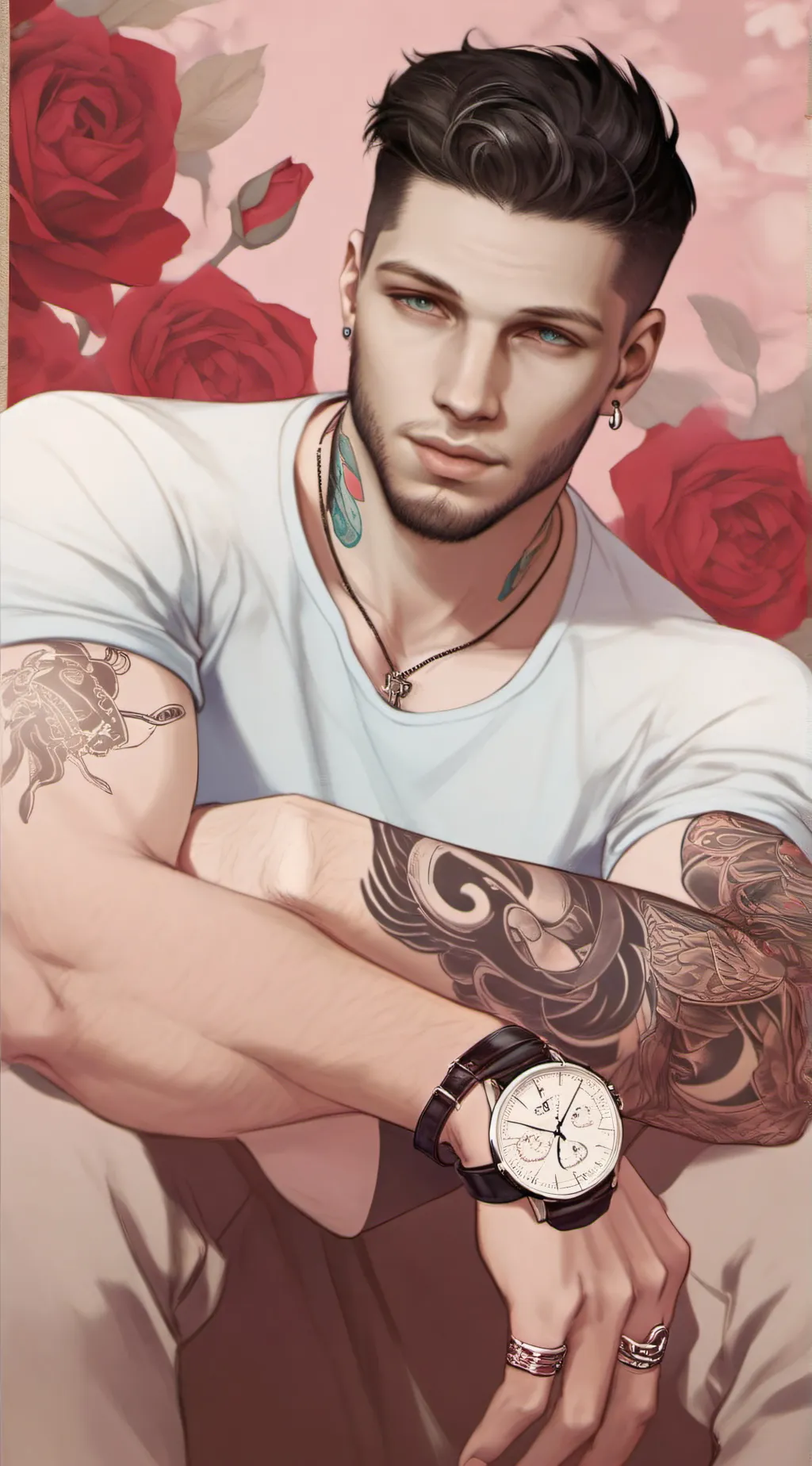 ai character: ✨️Dominic✨️ background