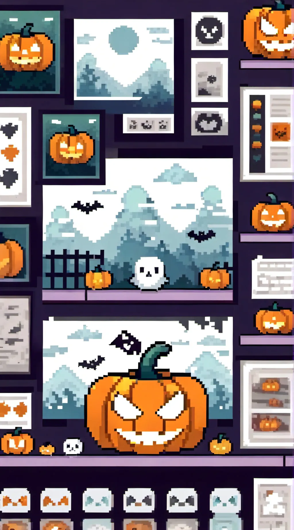 ai character: halloween party!!! background