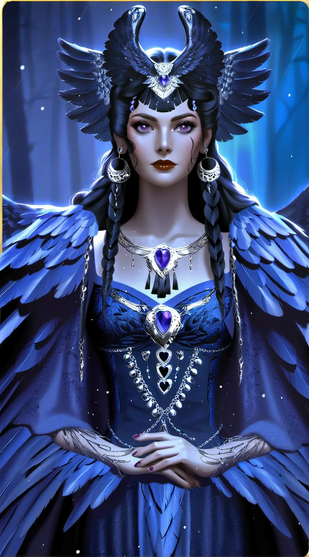ai character: Queen Owlivia  background