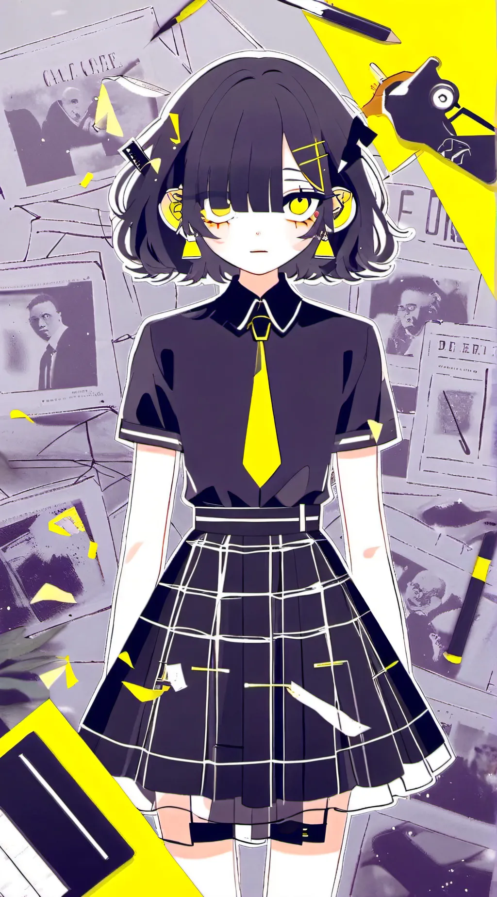 ai character: Robot gold background