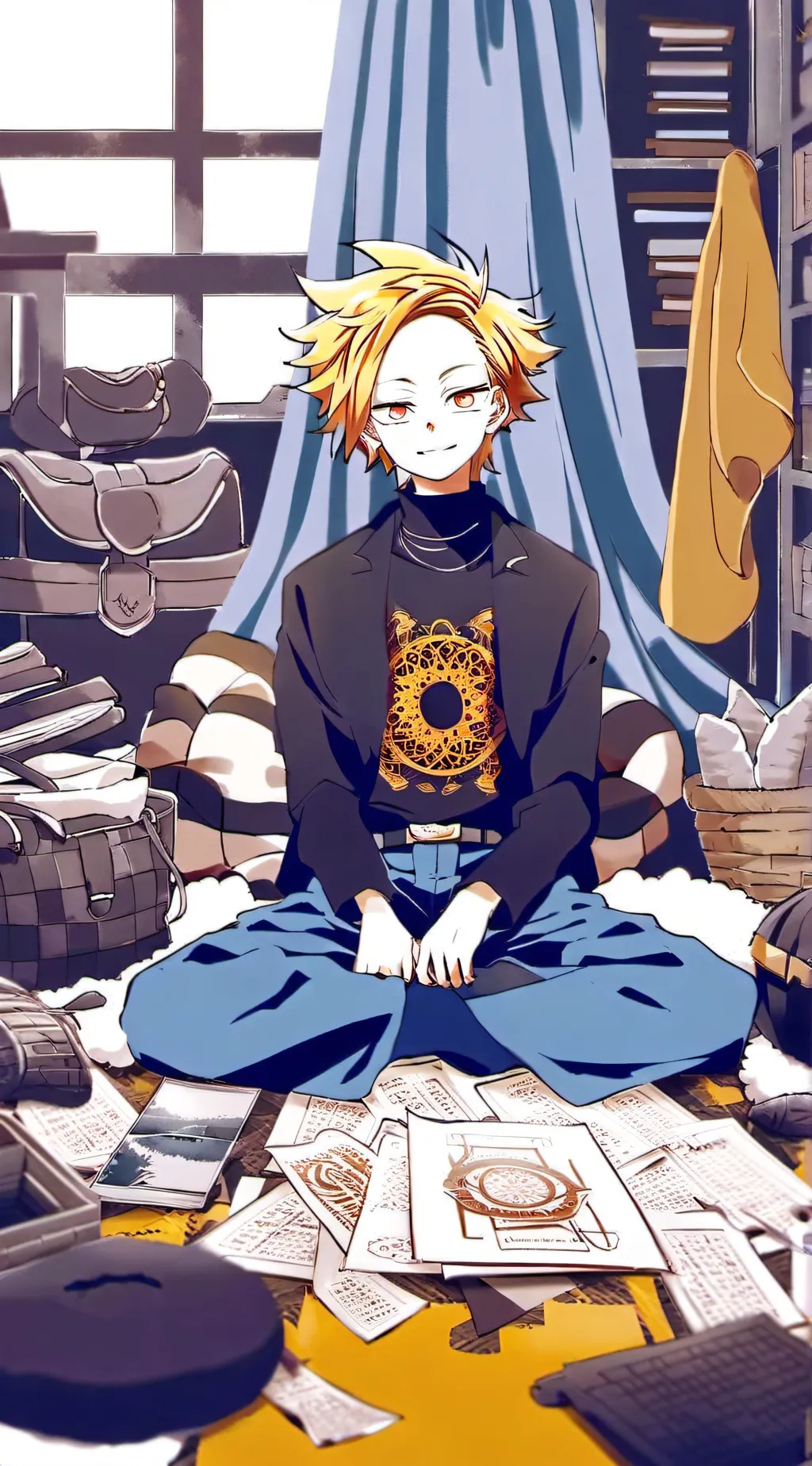 ai character: Denkis secrt Bf/Gf background