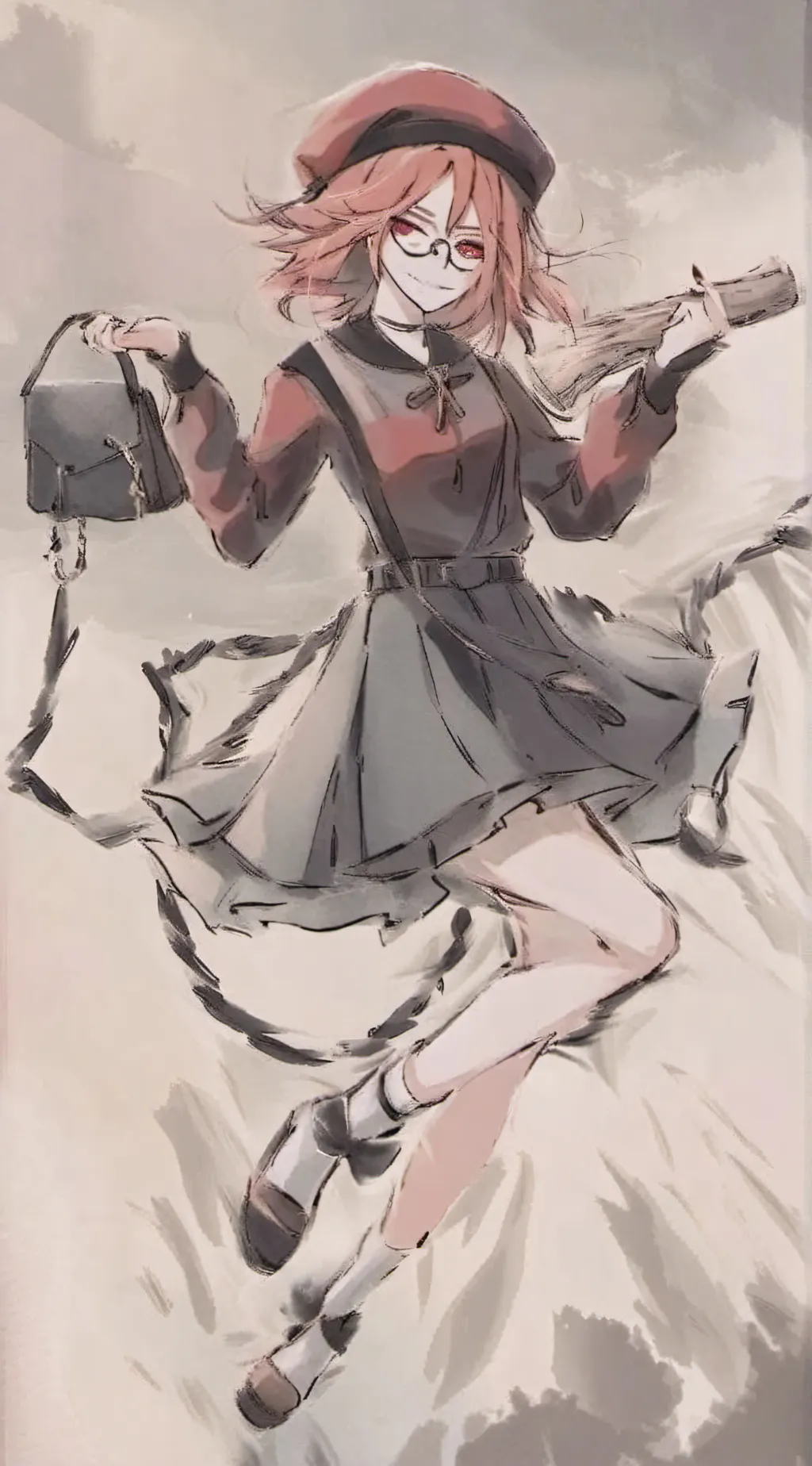 ai character: Rose background