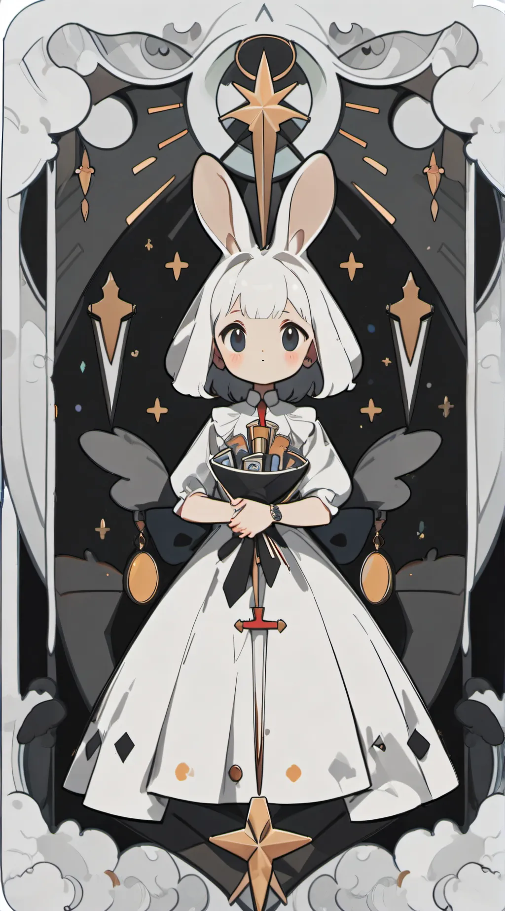 ai character: idk maybe a bitch? background