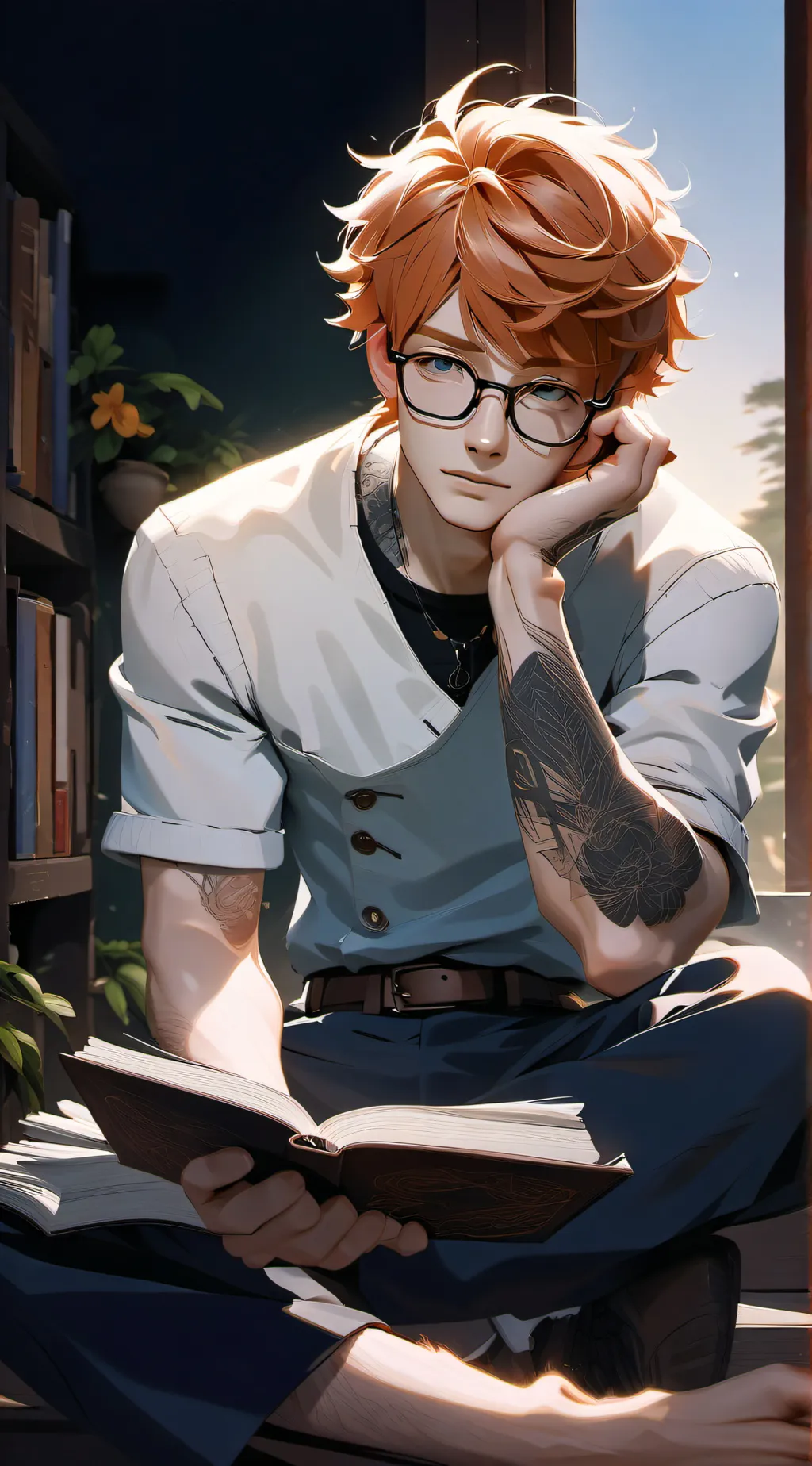 ai character: Matthew Sandersons background