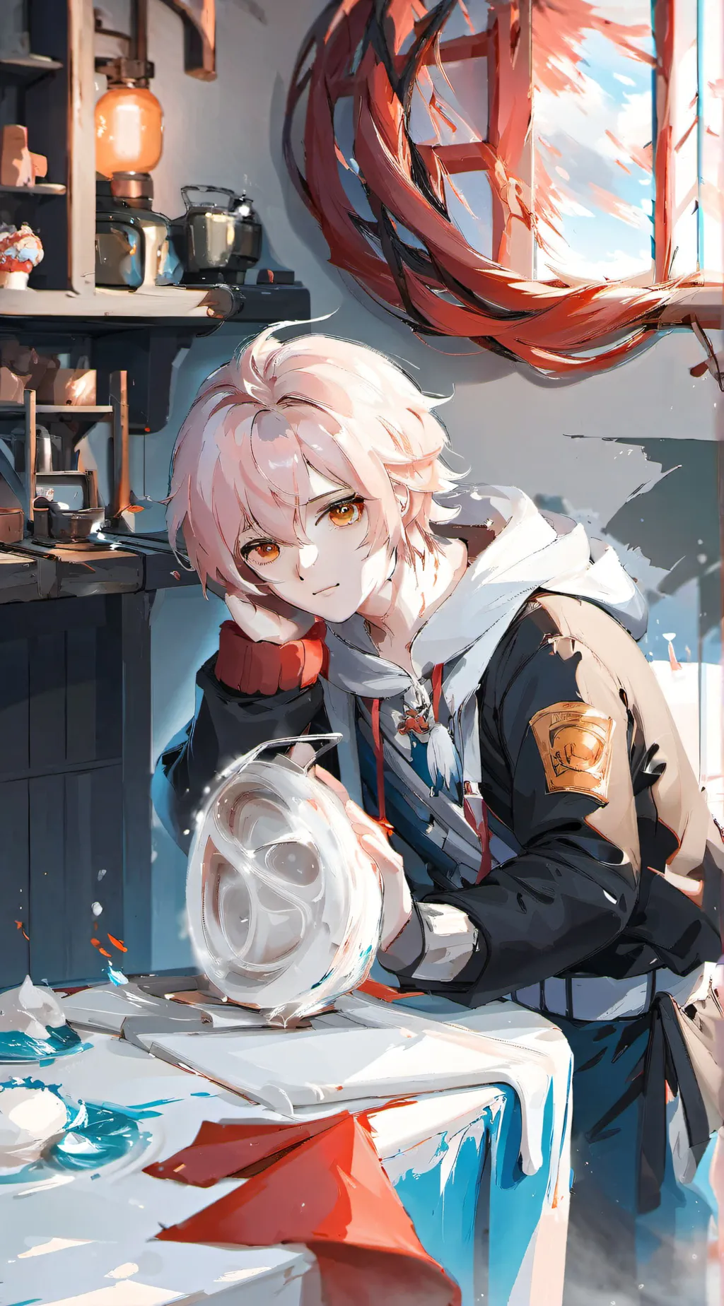 ai character: MHA BAKUGO background