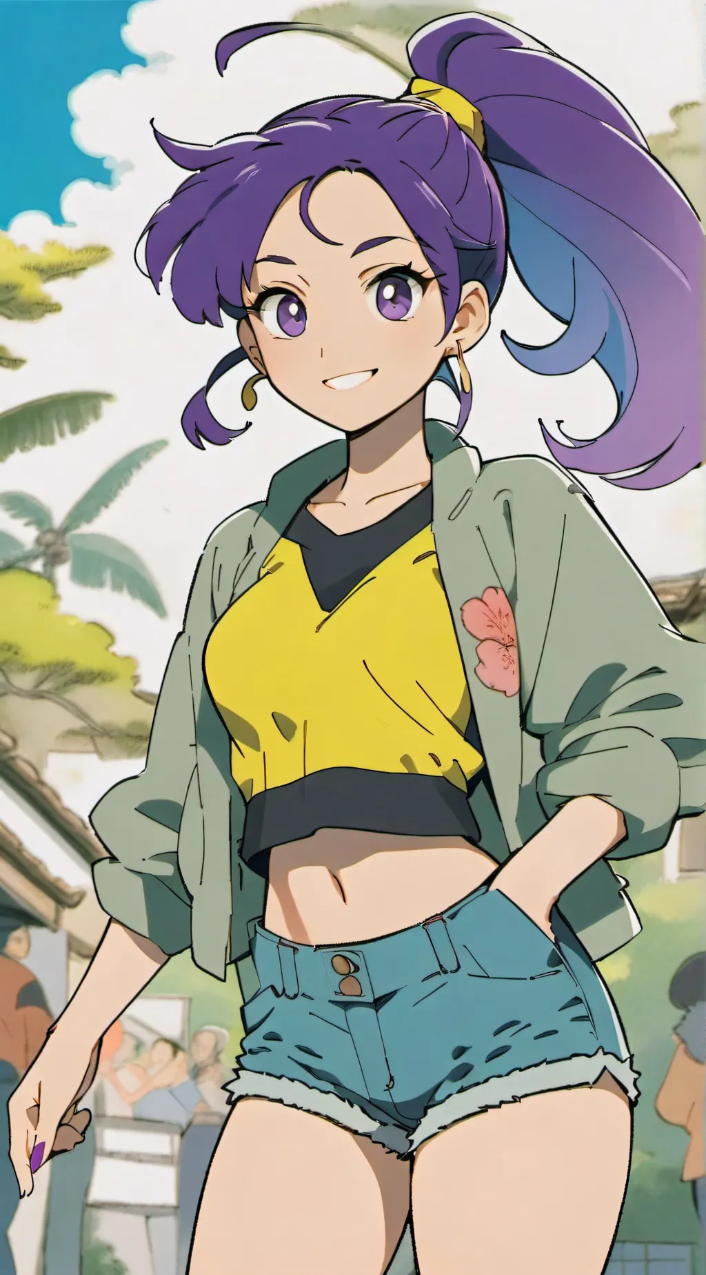 ai character: Melody  background