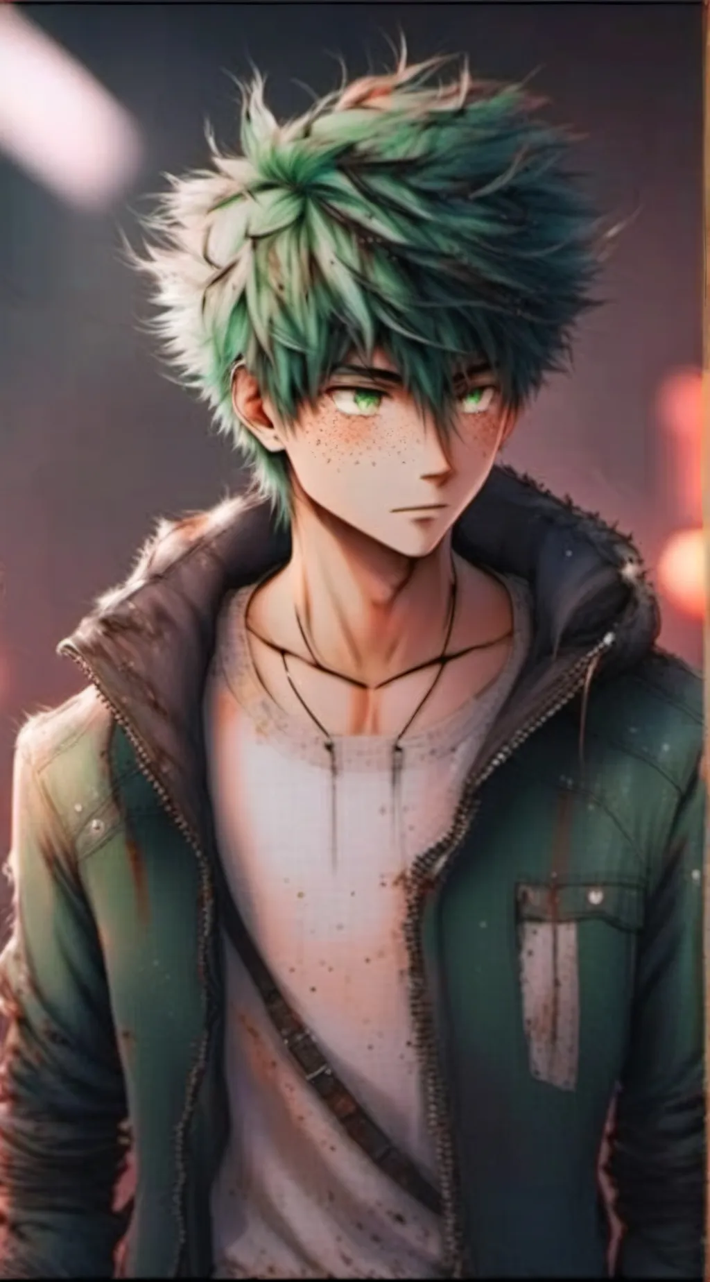 ai character: deku  background