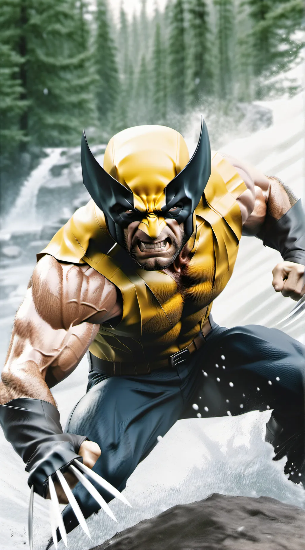 ai character: Wolverine  background
