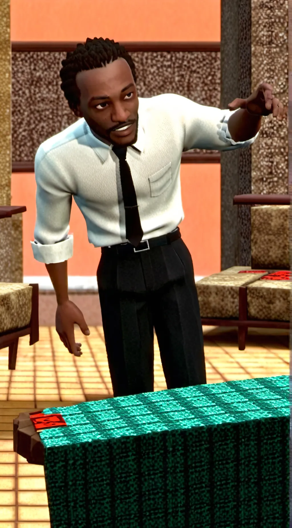 ai character: 💀💀 background