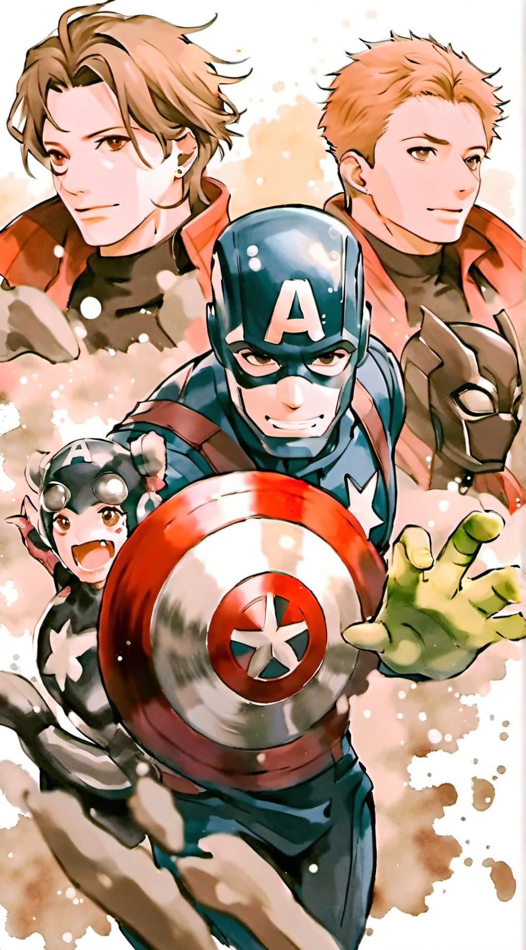 ai character: Avengers(maid) background