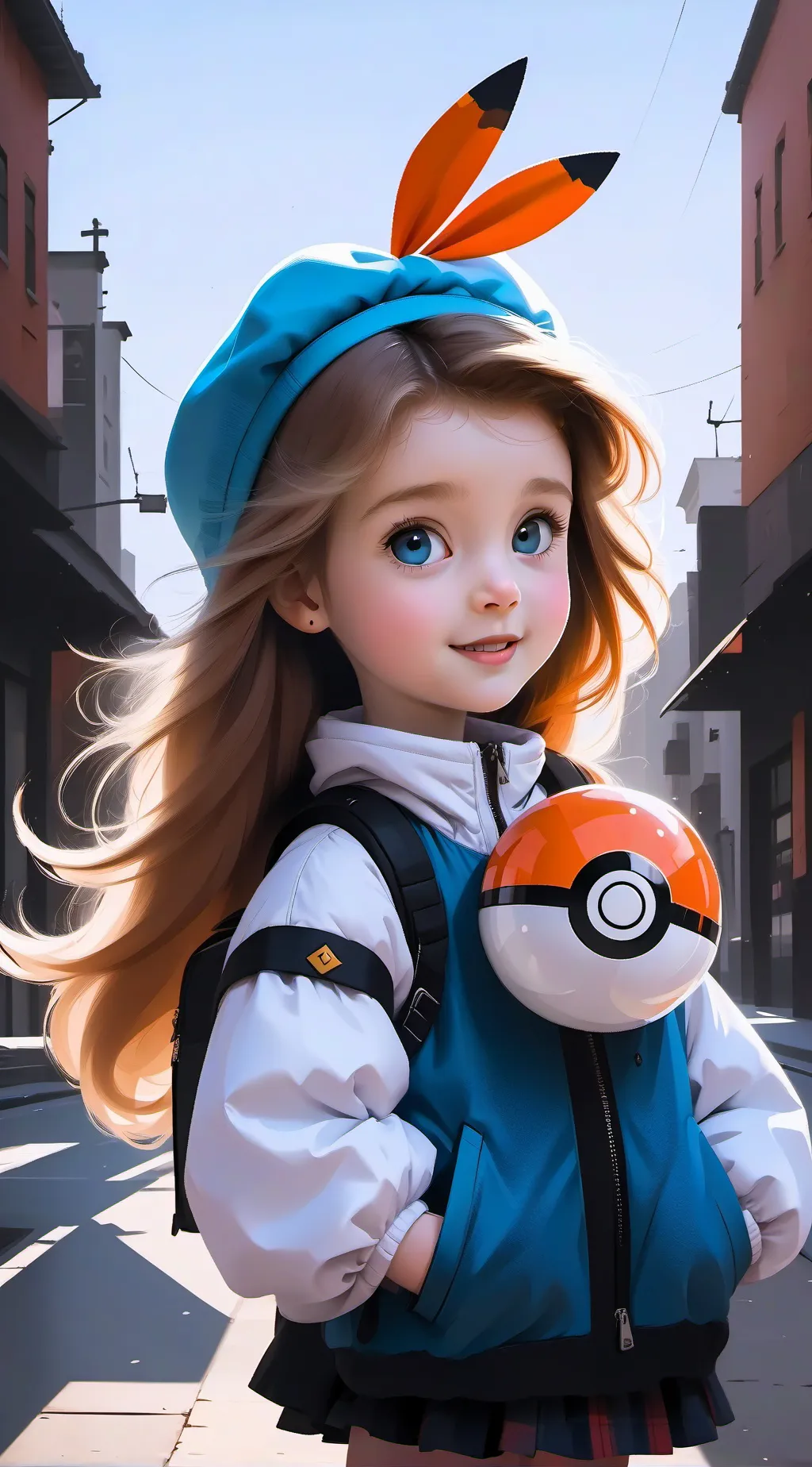 ai character: Lit kid background