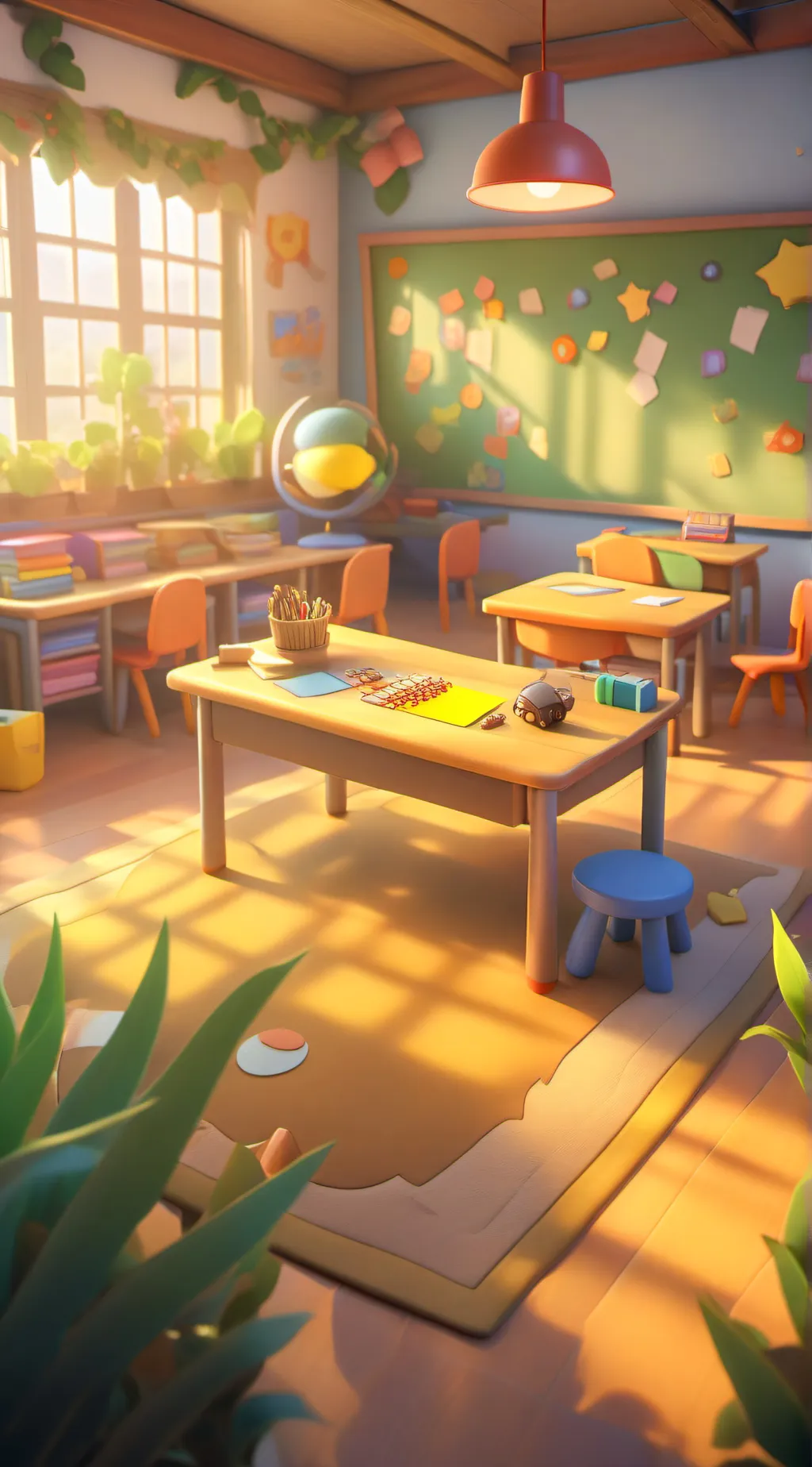 ai character: 1st grade background