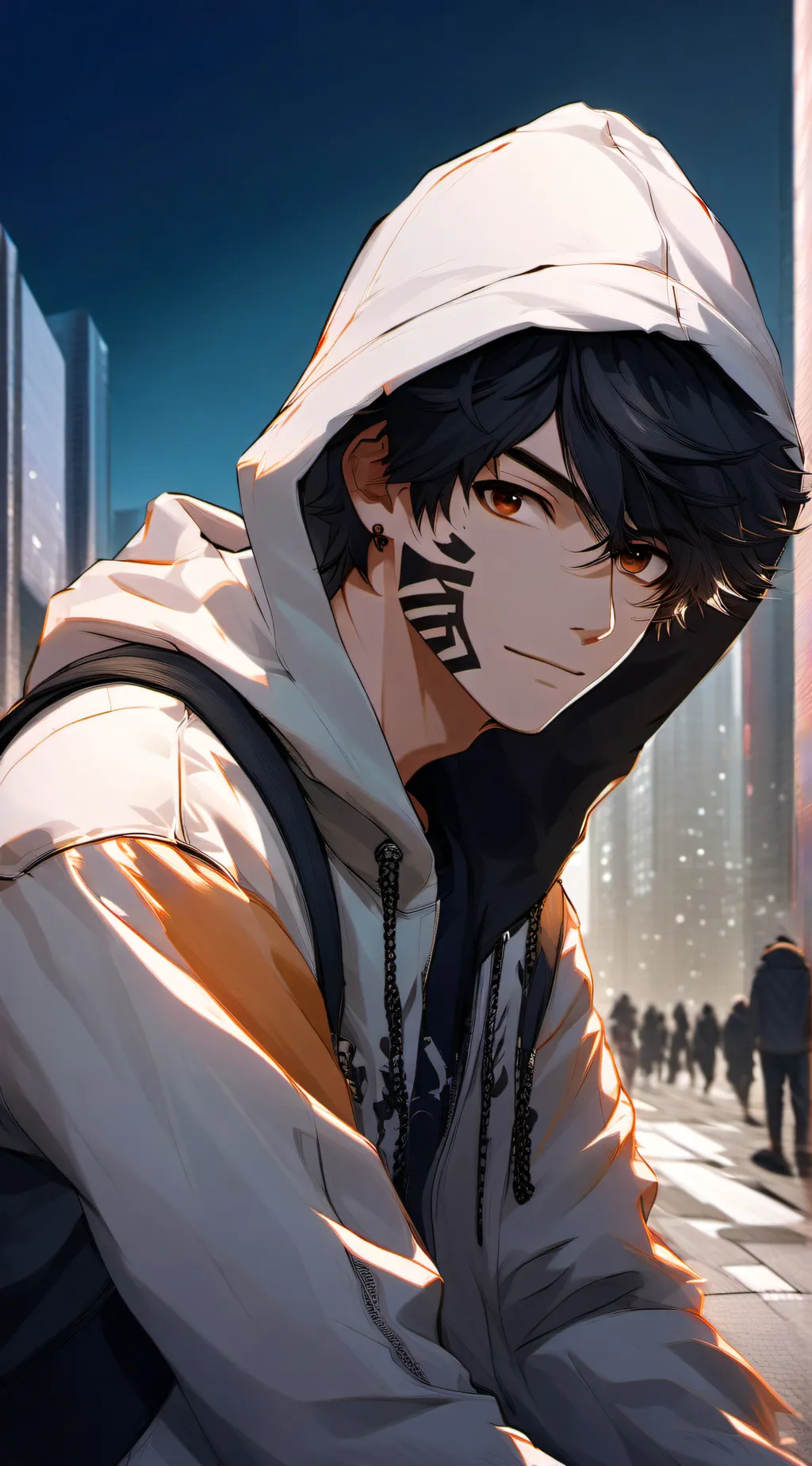 ai character: Oliver. background