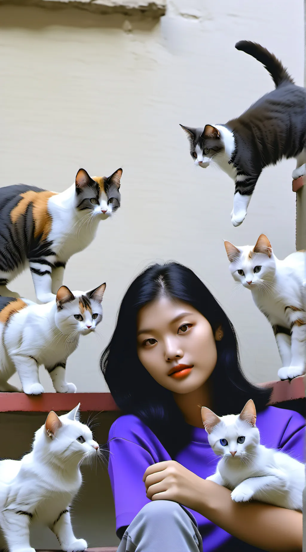 ai character: WARRIOR CATS+APH background