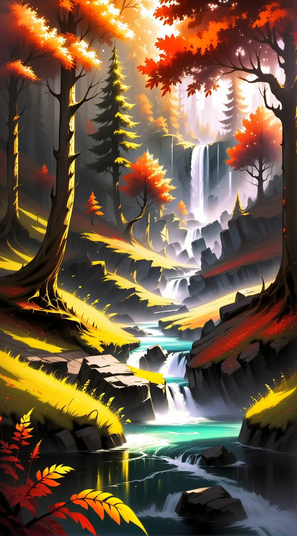 ai character: ᗷᒪIᑎᗪ ᒪᗝᐯᗴ background