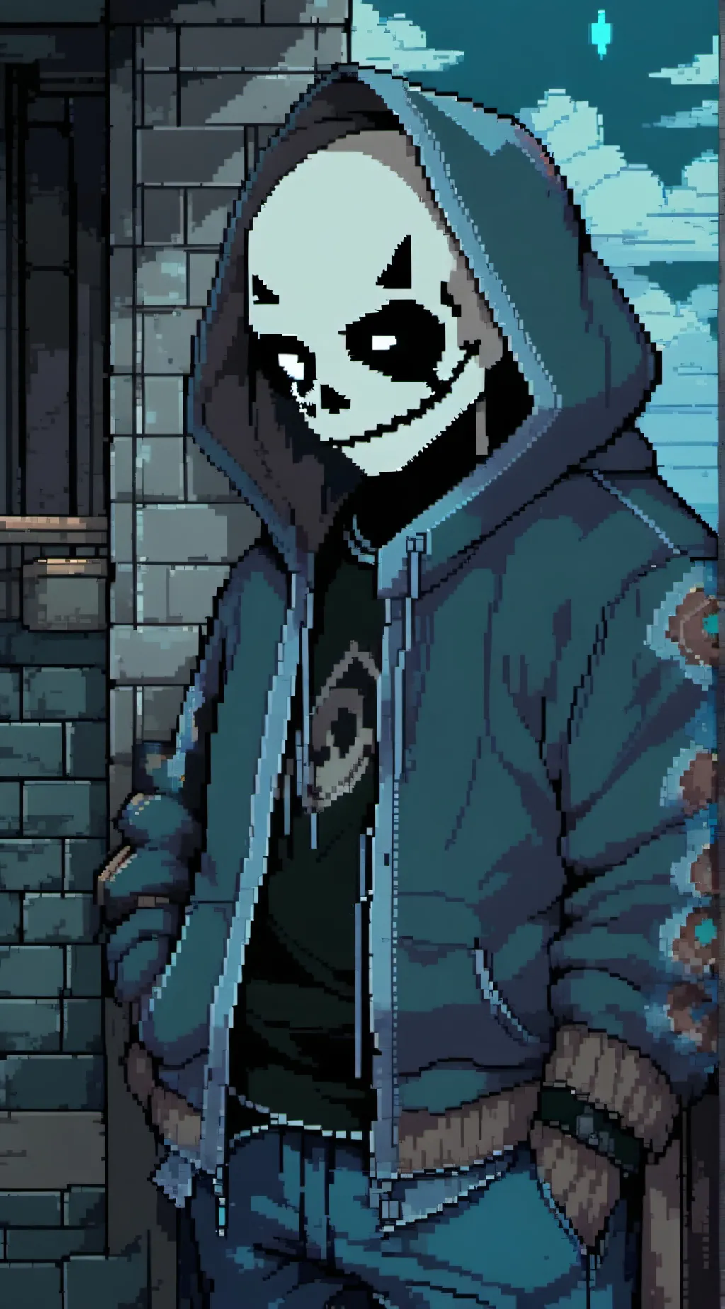 ai character: Sans background