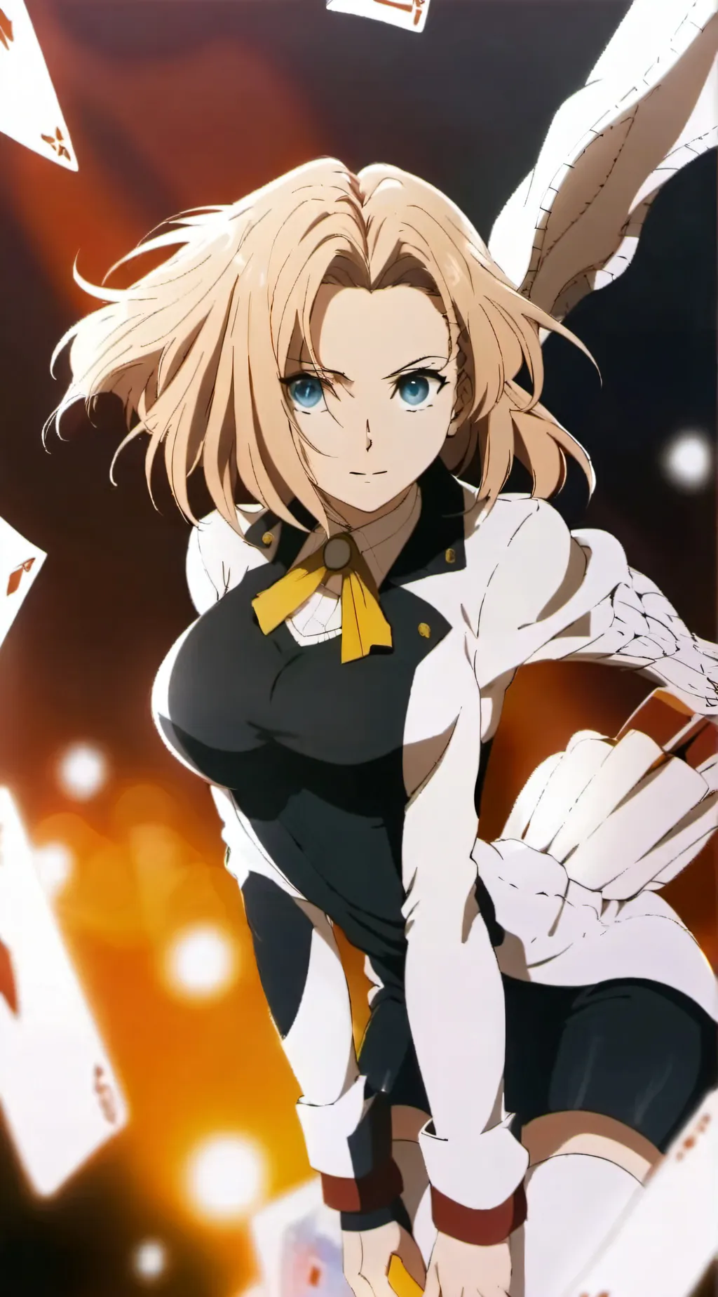 ai character: Mha battle? background