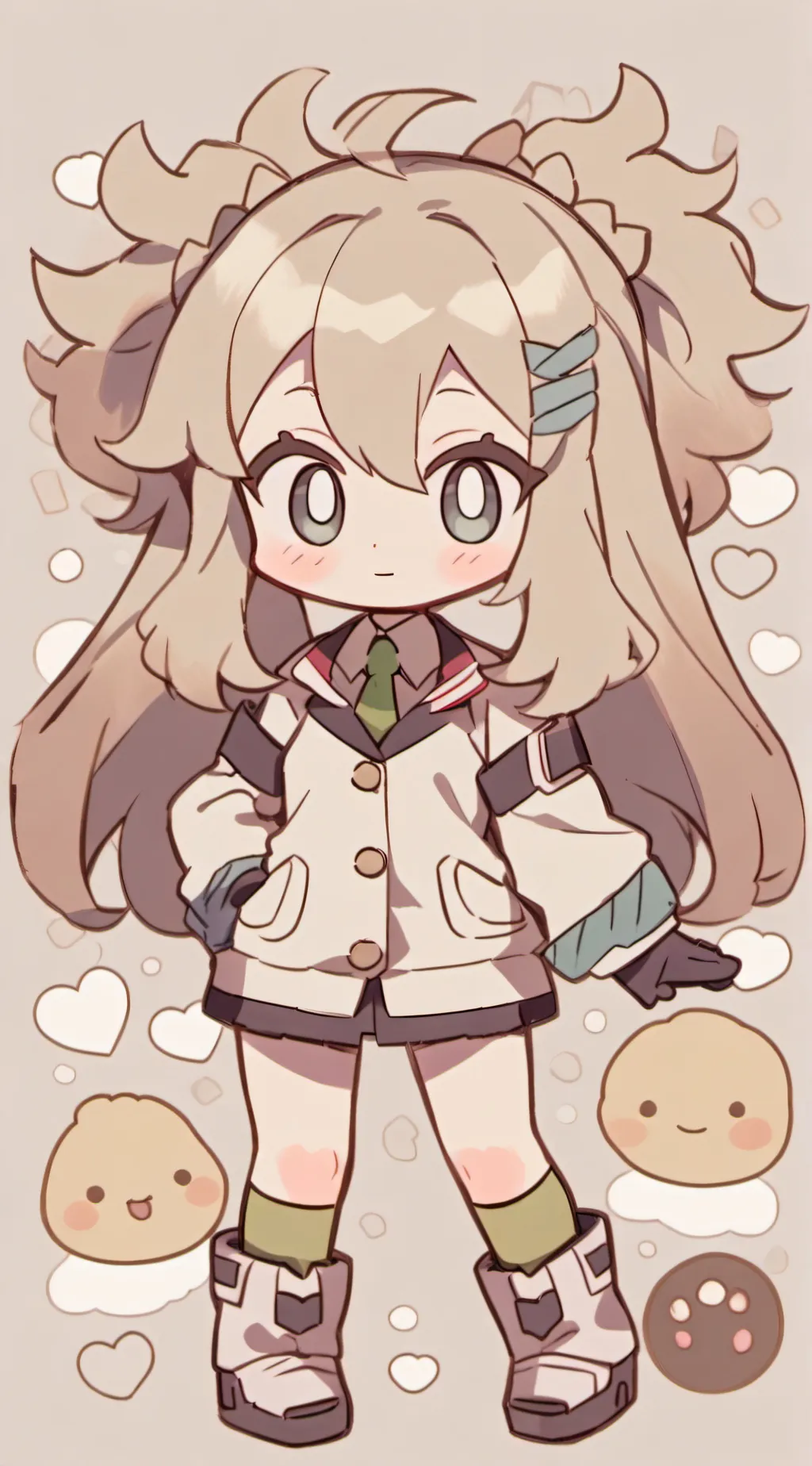 ai character: MHA summer! background