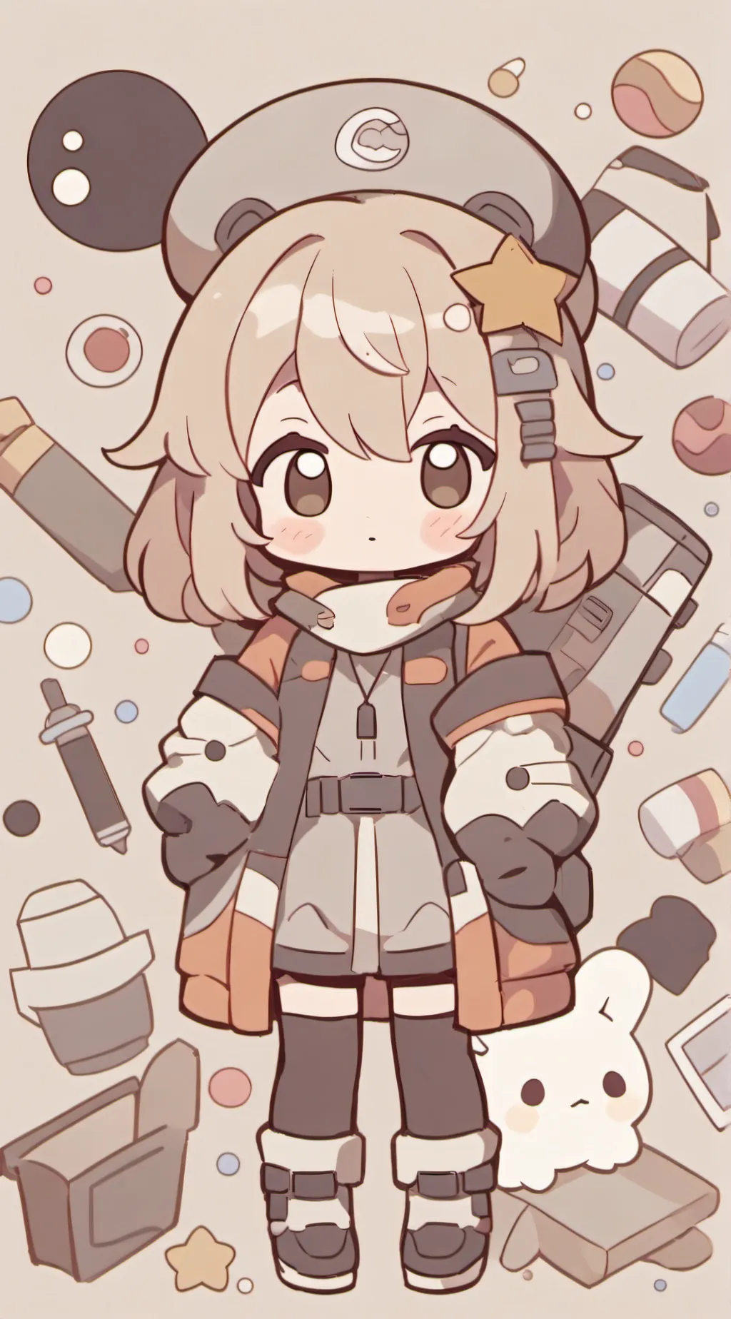 ai character: solarballs orphan background