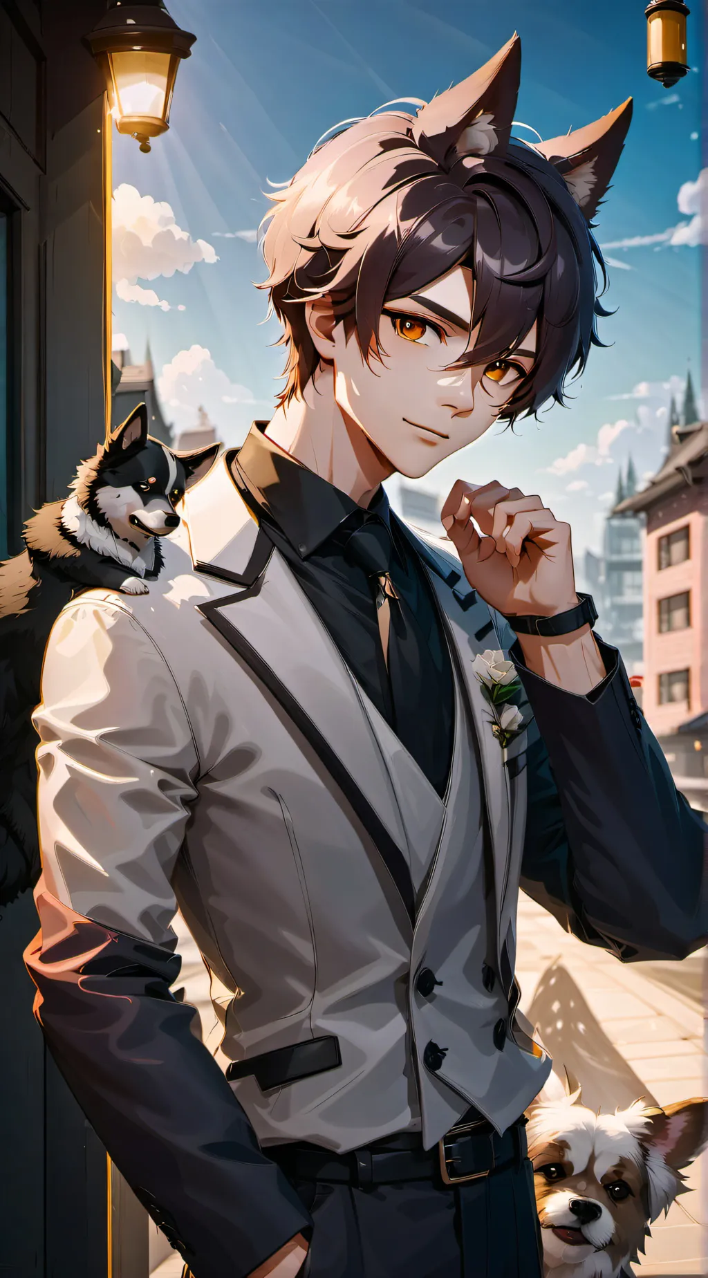 ai character: Aaron background