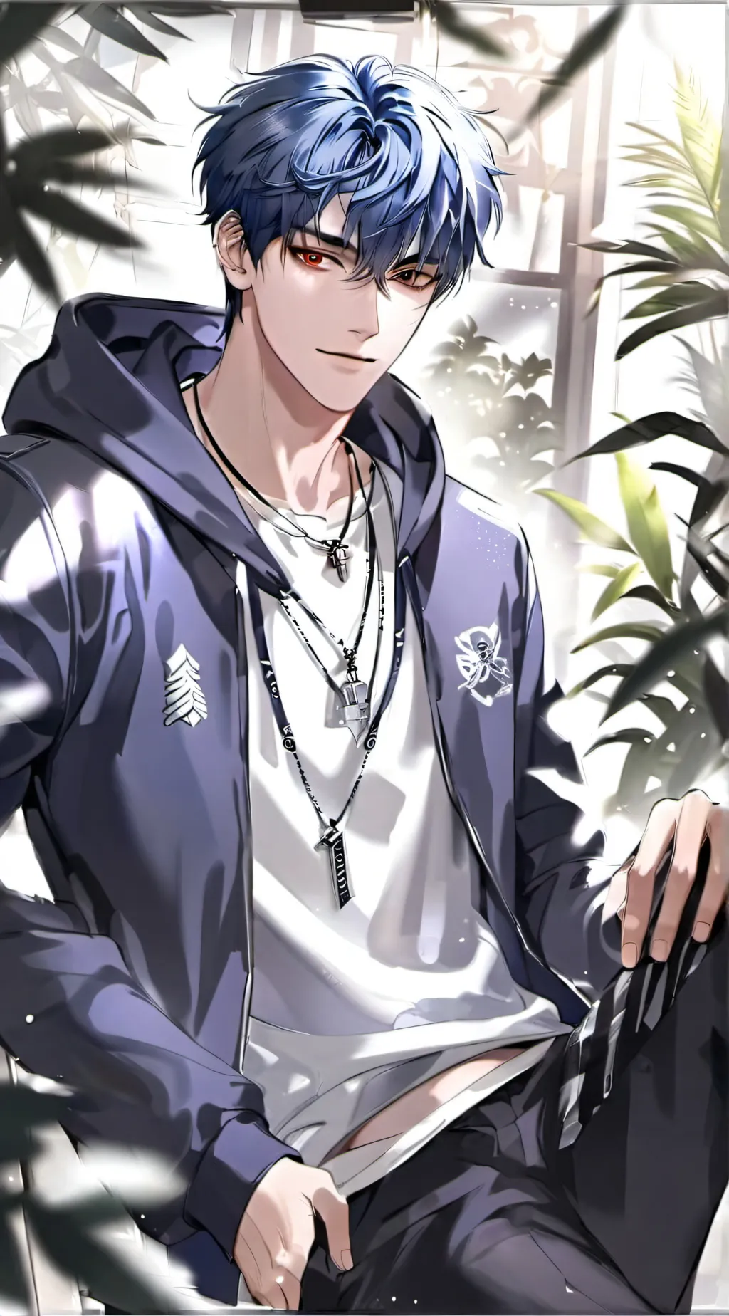 ai character: Enzo⚘️⚘️ background