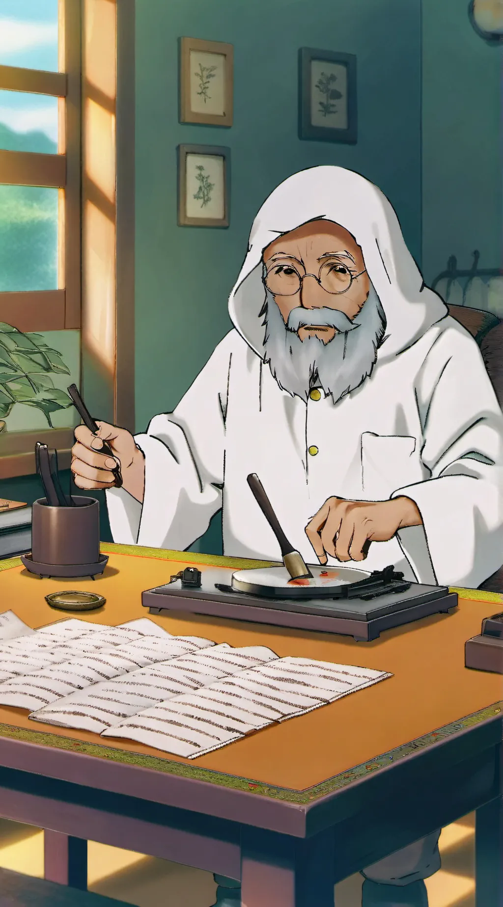 ai character: ꚍҵ дбҵєꙇө 👴 ӝԁ  background